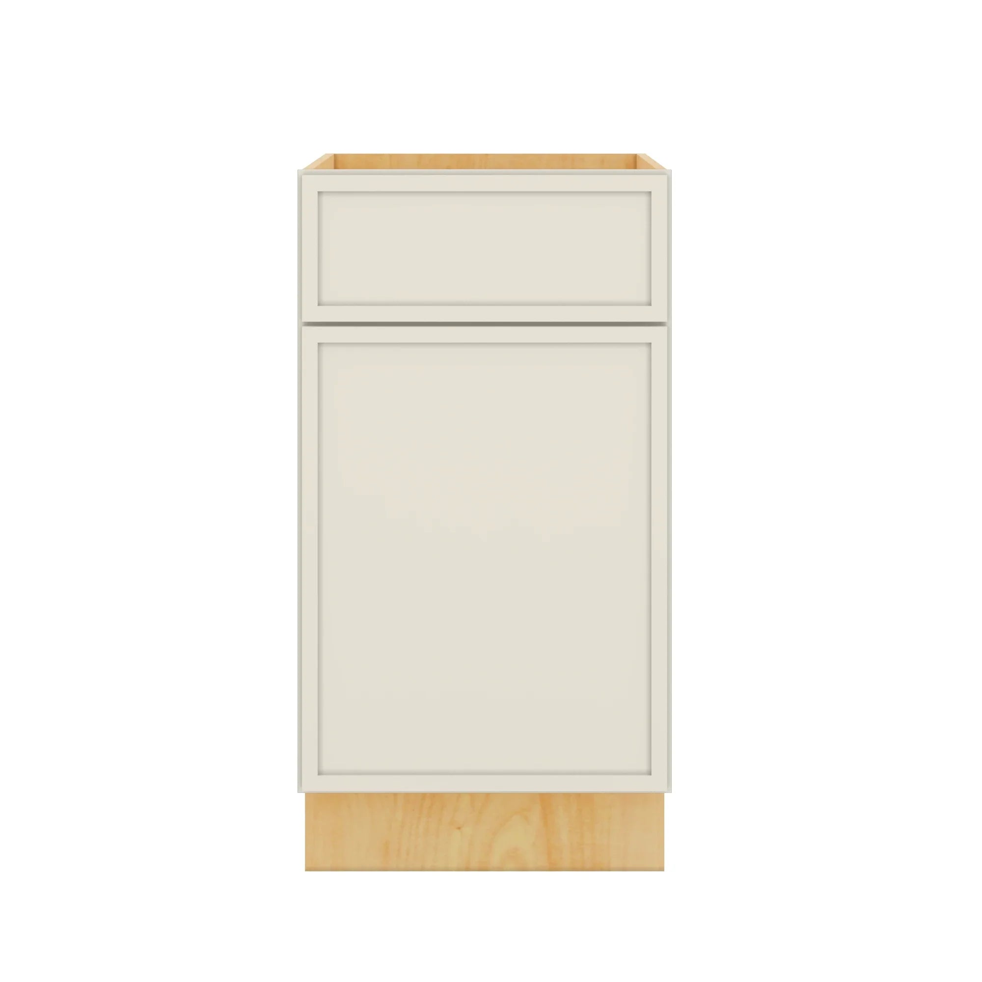 Modernform Cabinet Slim Dove White 18" W X 34 1/2" H X 24" D Single Door Base Cabinet