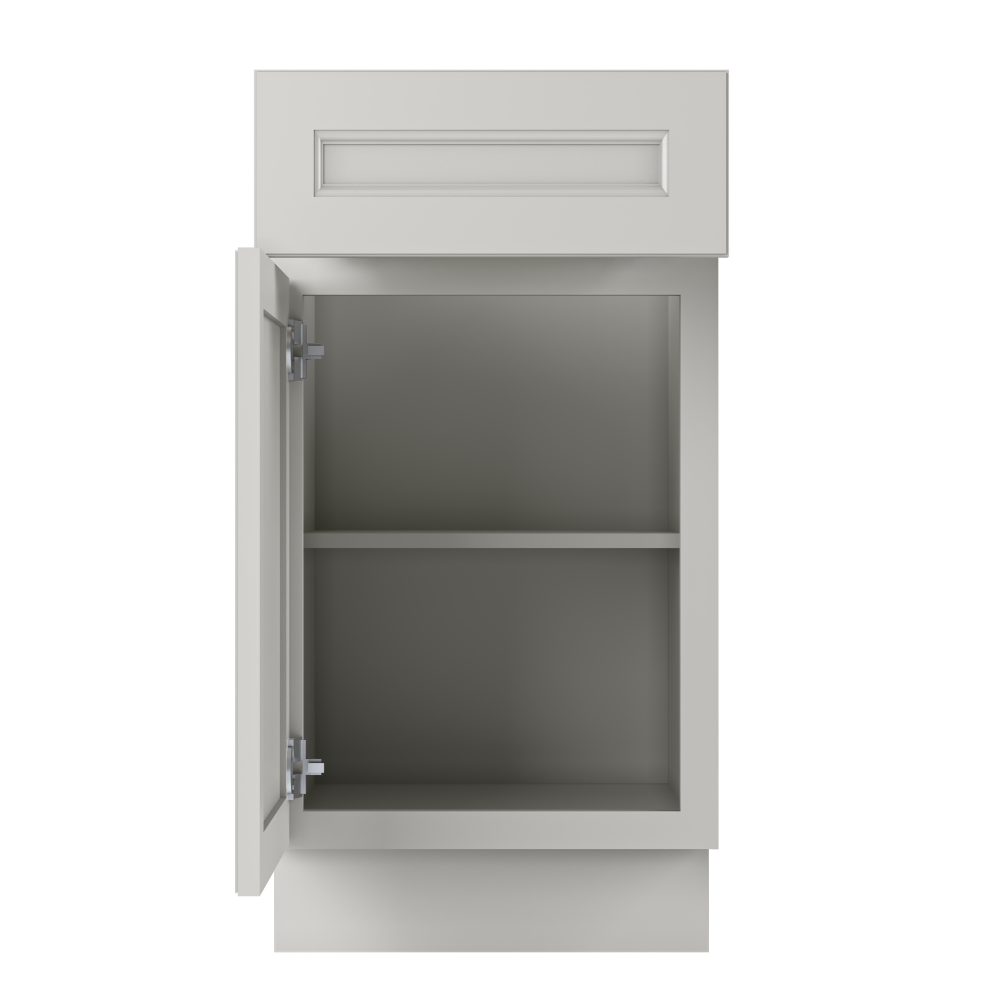 Base Single Door One Drawer 18" Wide Milan Slate Cabinet
