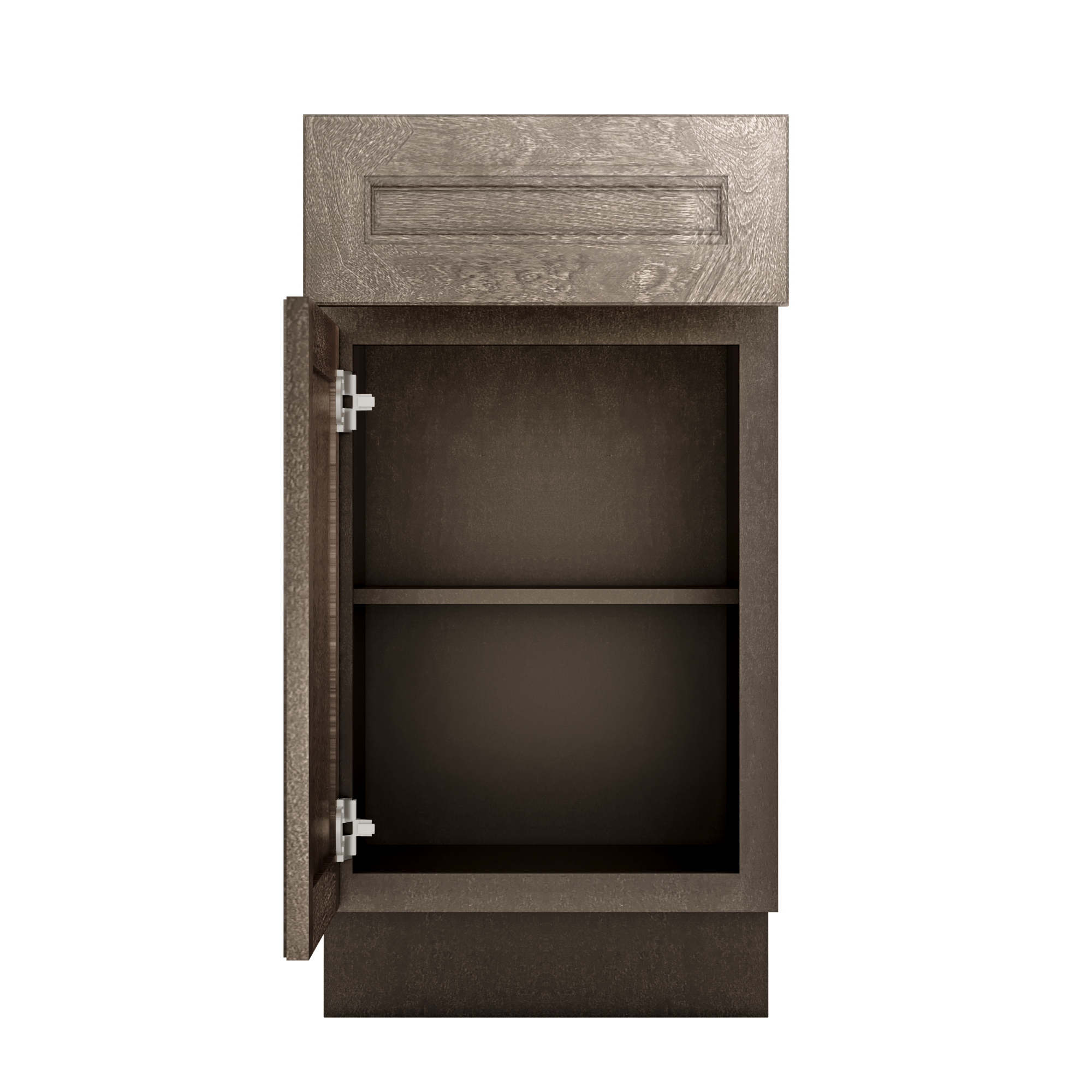 Base Single Door One Drawer 18" Wide Milan Slate Cabinet