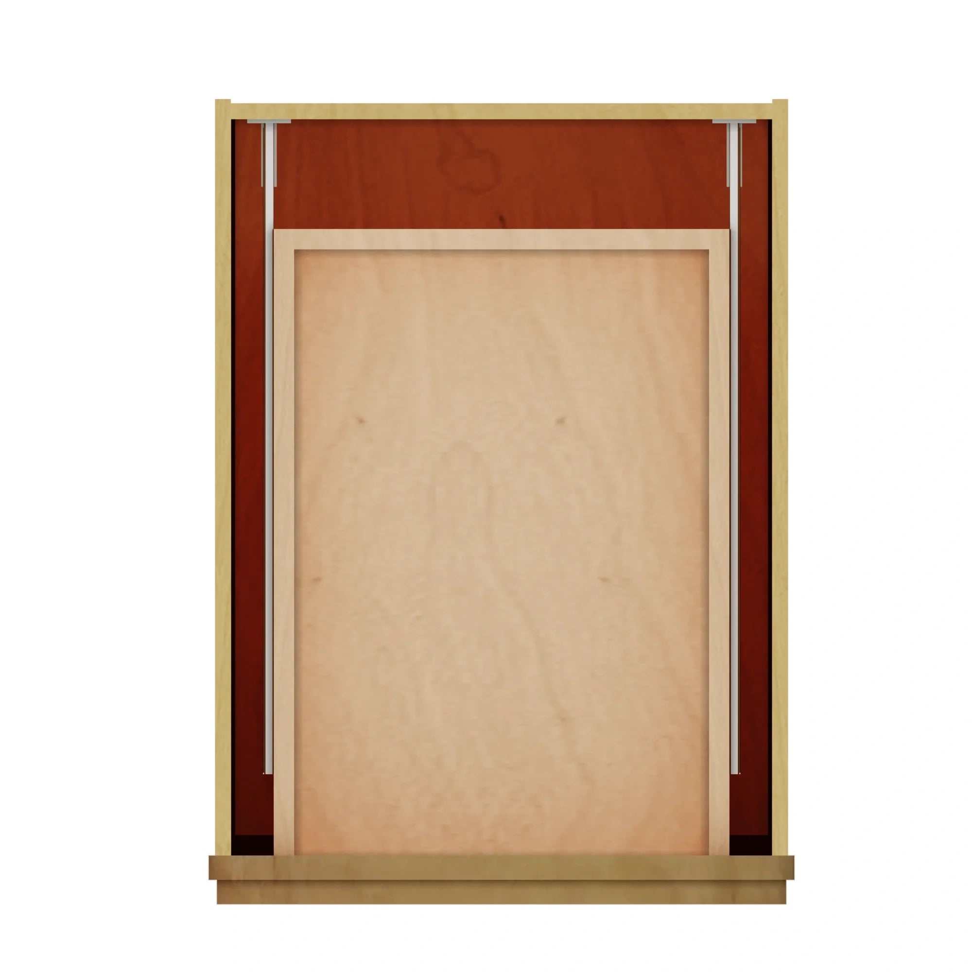 Modernform Cabinet Natural Shaker 18" W X 34 1/2" H X 24" D Single Door Base Cabinet