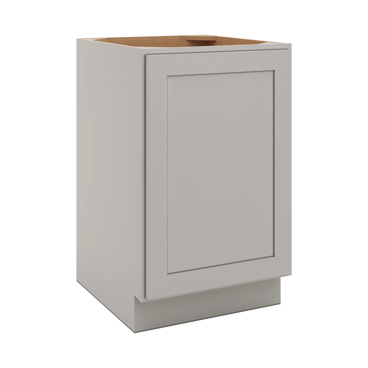 cnc-luxor-misty-grey-21-w-full-height-single-door-base-cabinet-w-2-pullout-shelf