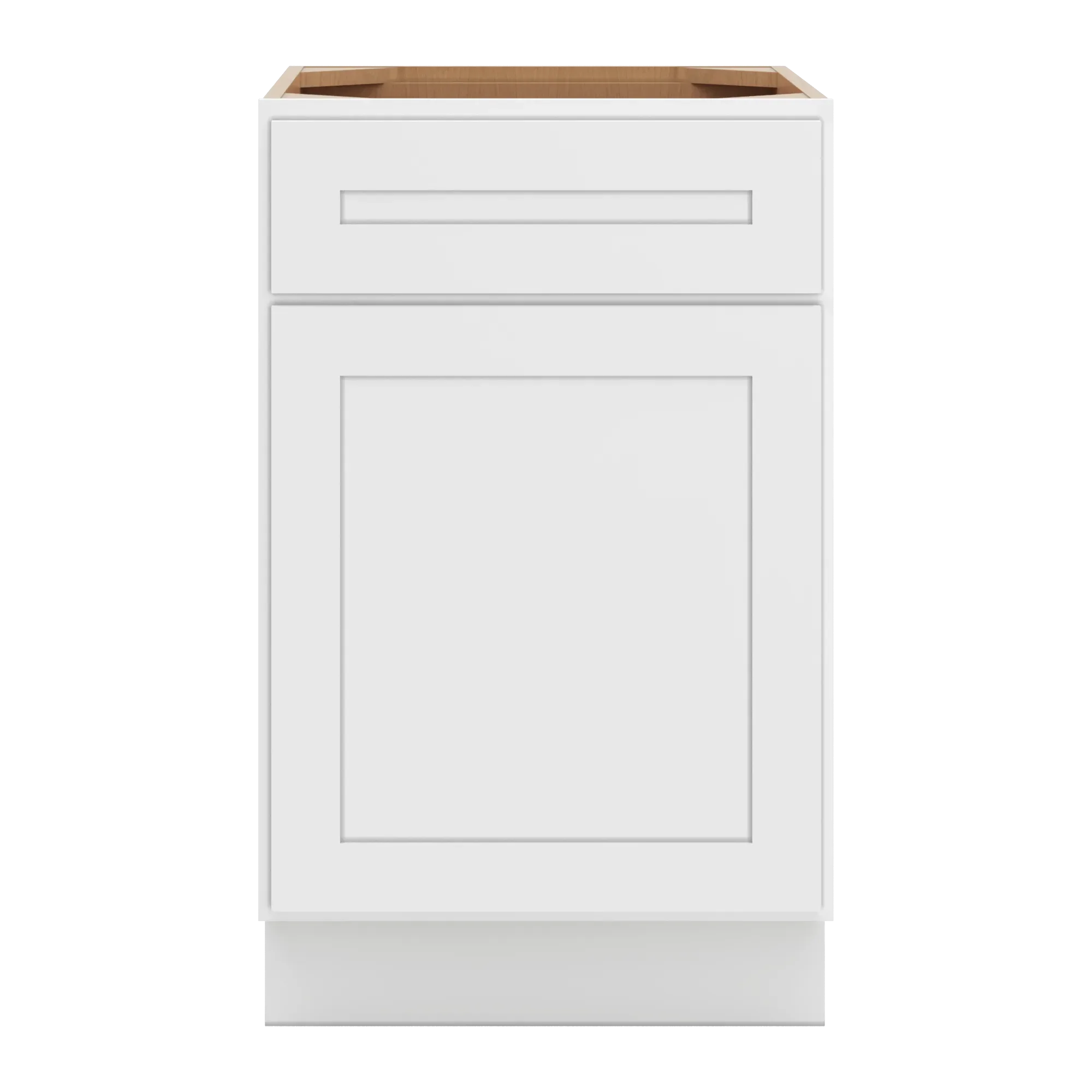 cnc luxor 5 piece white 21 w single door base cabinet w 2 pullout shelf