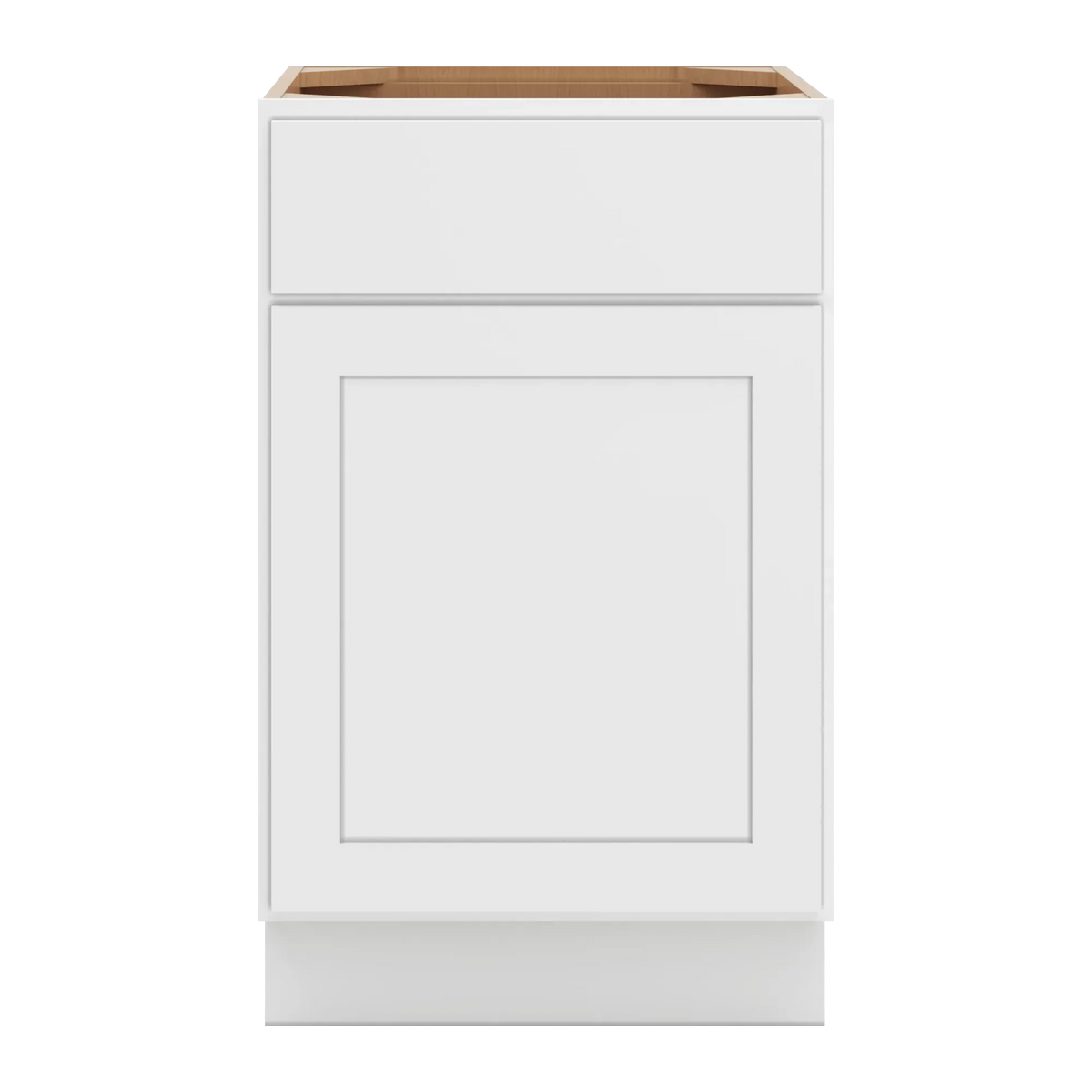 cnc luxor white 21 w single door base cabinet w 2 pullout shelf