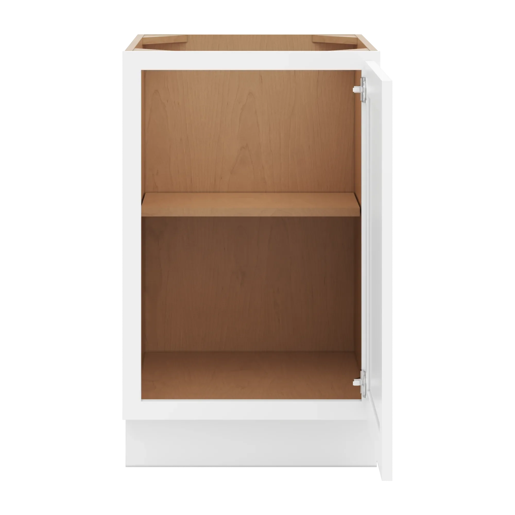 cnc luxor 5 piece white 21 w full height single door base cabinet
