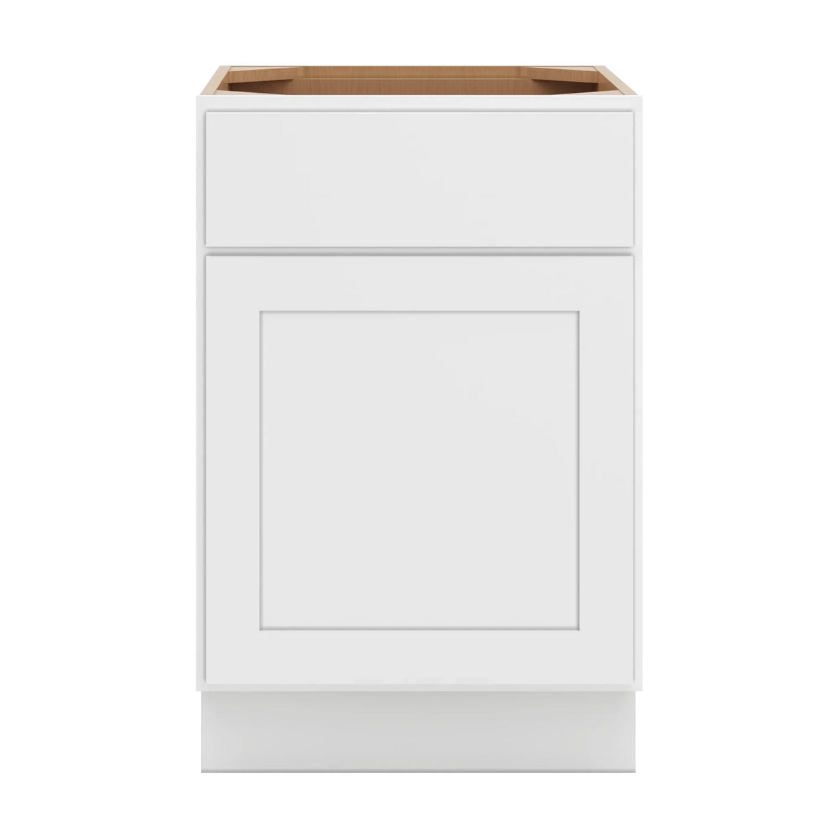 cnc luxor white 21 w x 32 1 2 h single door base cabinet