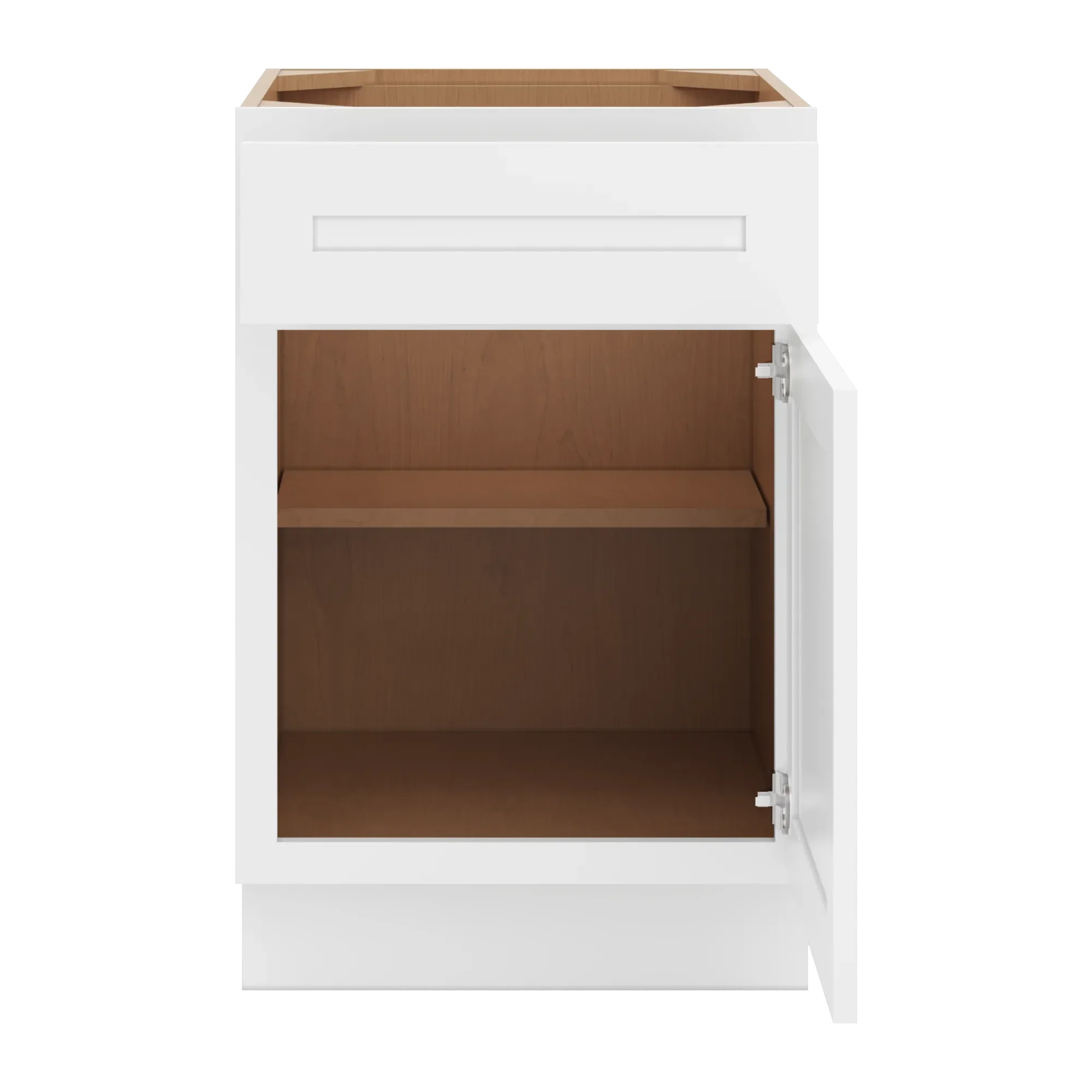 cnc luxor 5 piece white 21 w x 32 1 2 h single door base cabinet