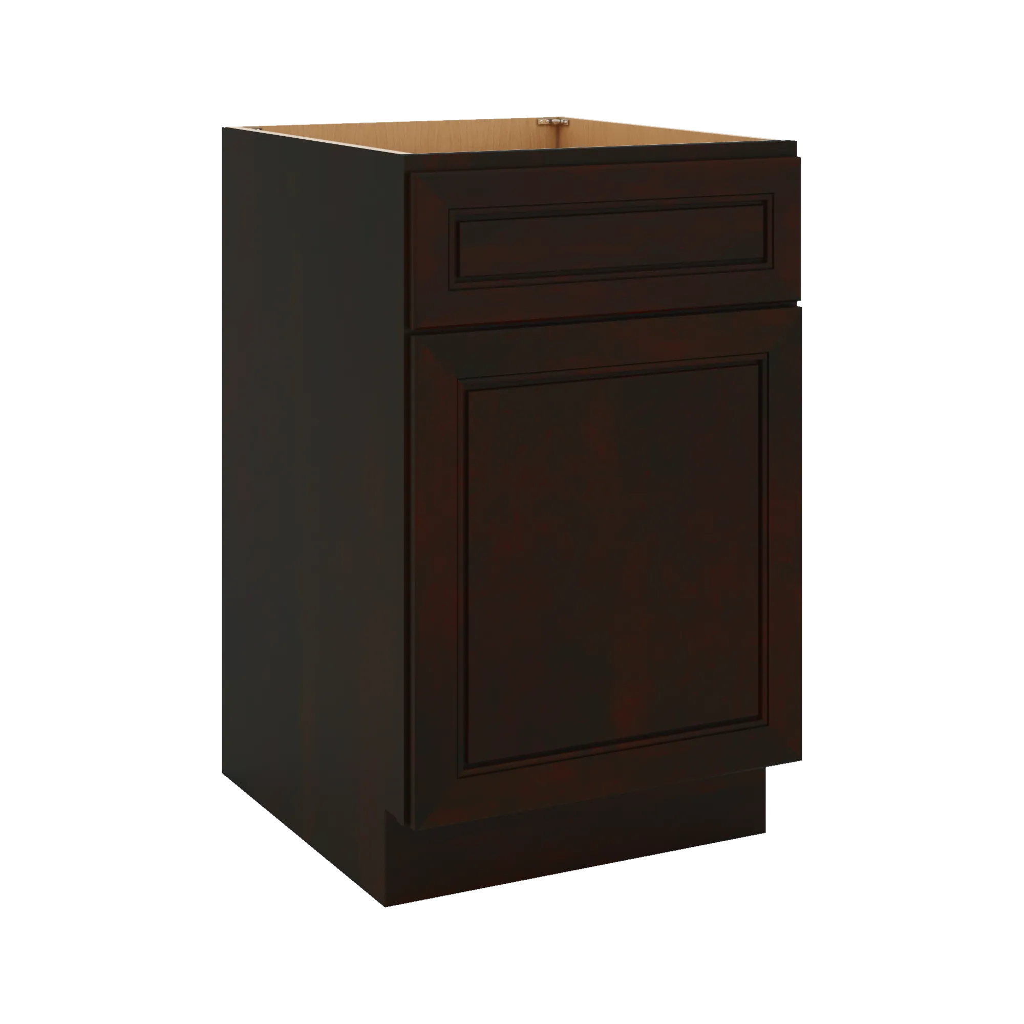 J&K Espresso K8 Single Door Standard Base Cabinet - 21" W