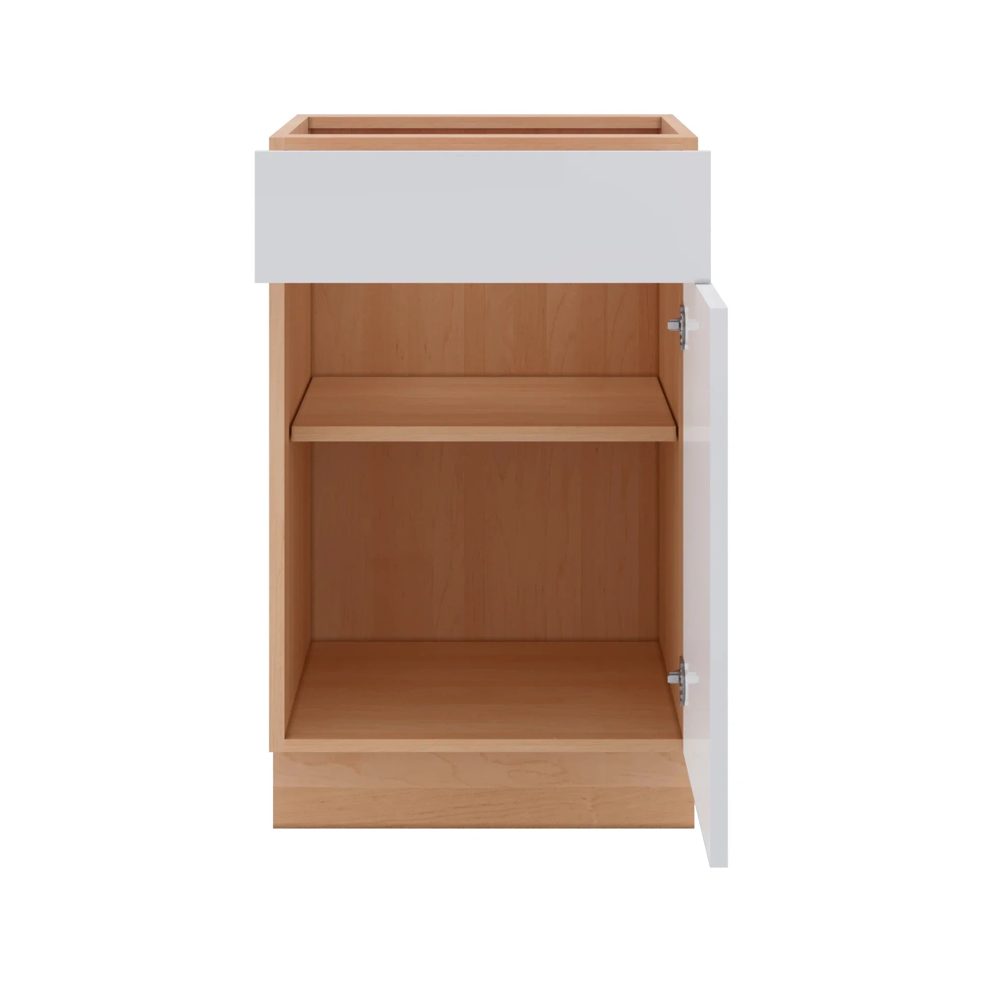 Modernform Cabinet Gloss White 21" W X 34 1/2" H X 24" D Single Door Base Cabinet