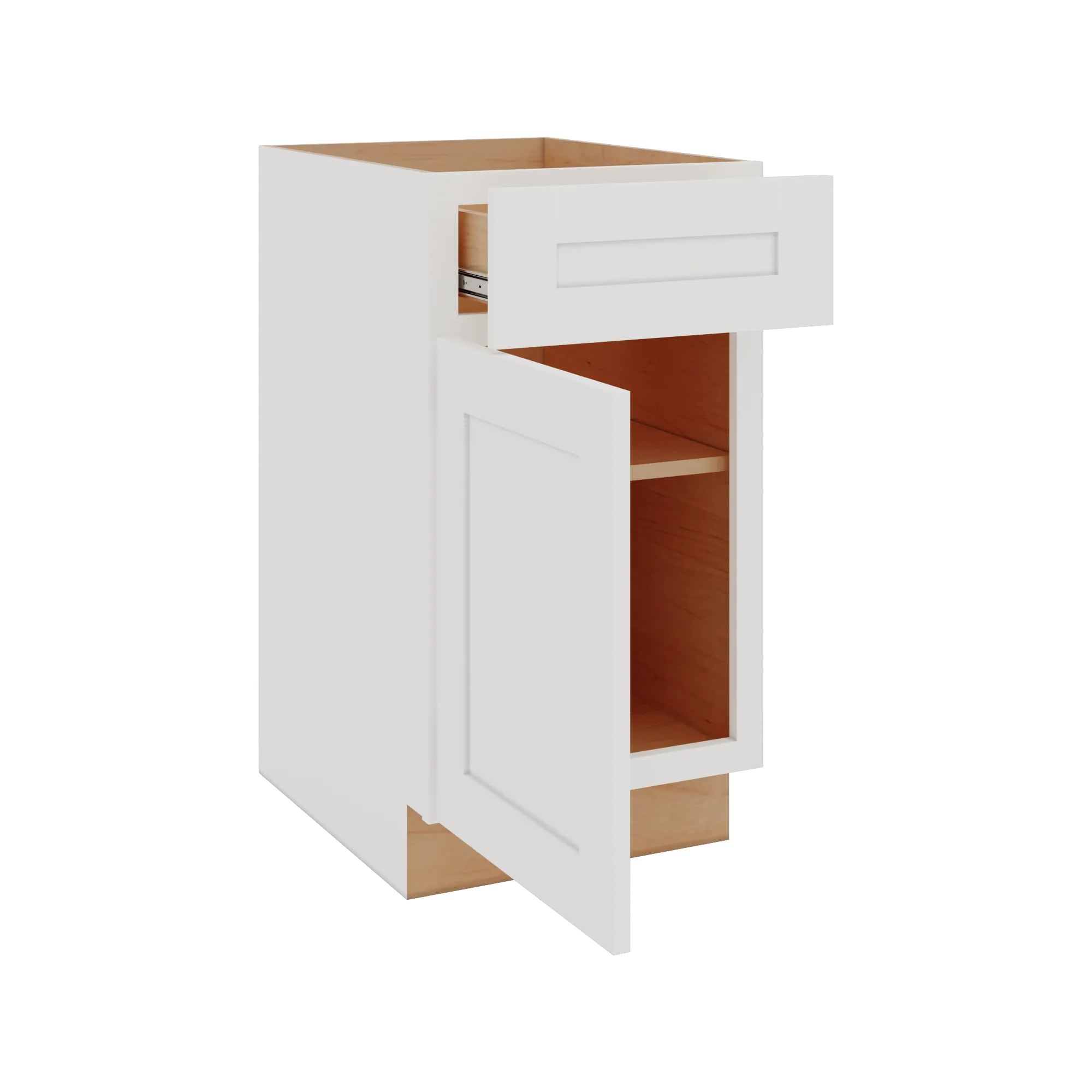 Modernform Cabinet White Shaker 21" W X 34 1/2" H X 24" D Single Door Base Cabinet