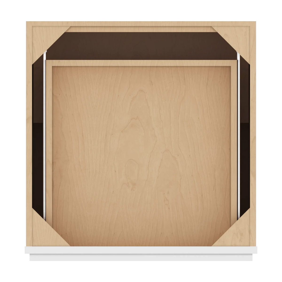 cnc luxor white 24 w x 32 1 2 h single drawer double door base cabinet