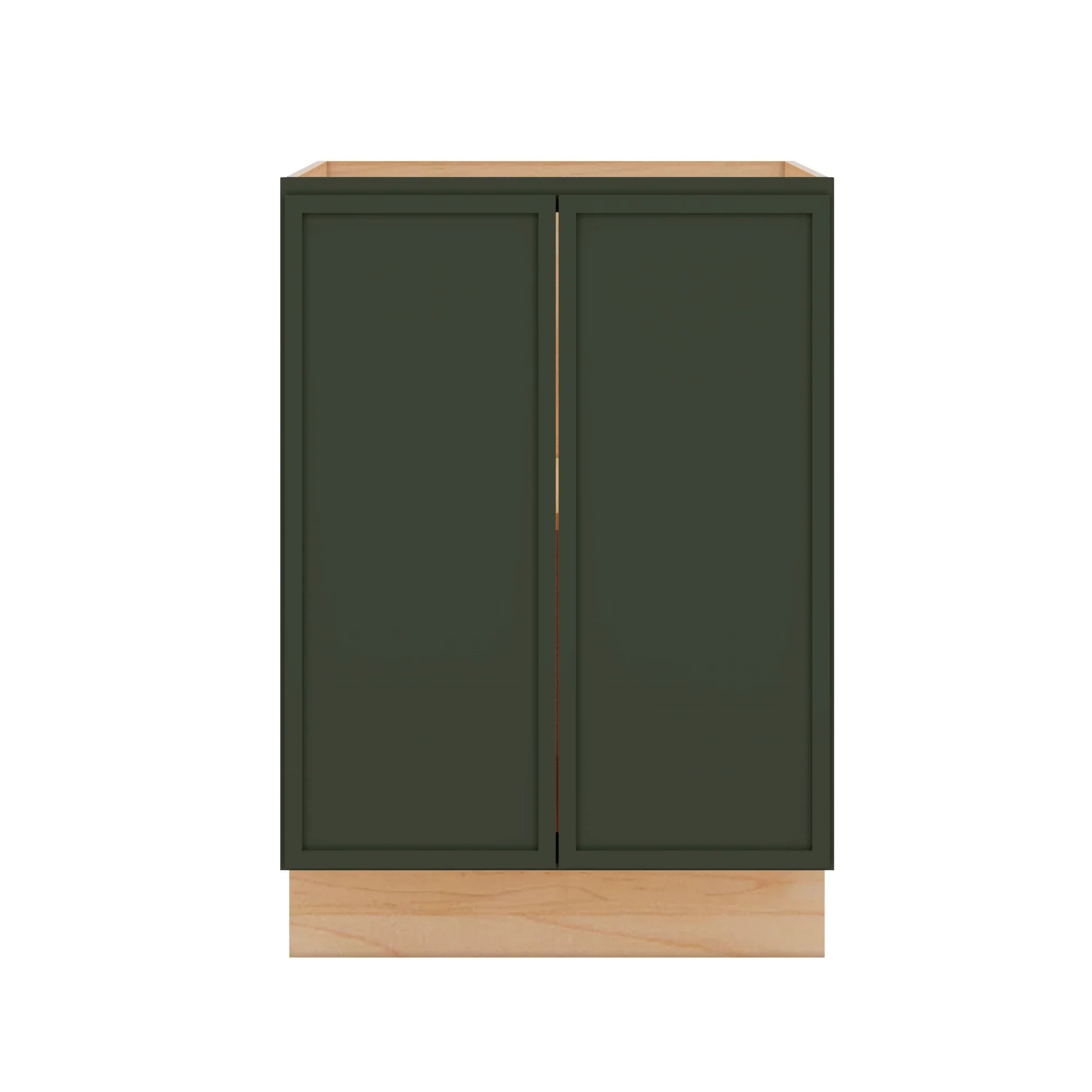 Modernform Cabinet Slim Sage Green 24" W X 34 1/2" H X 24" D Full Height Double Door Base Cabinet