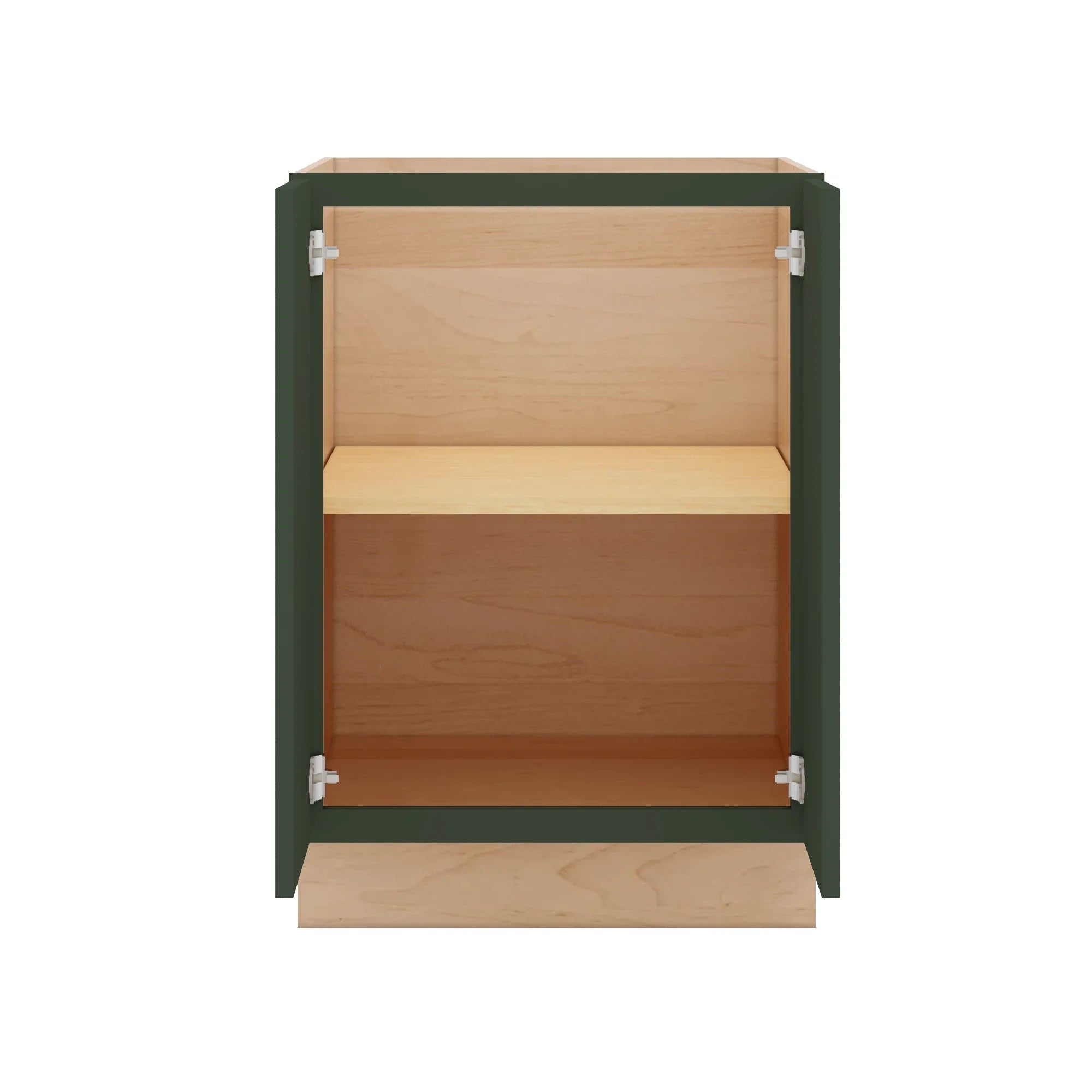 Modernform Cabinet Slim Sage Green 24" W X 34 1/2" H X 24" D Full Height Double Door Base Cabinet