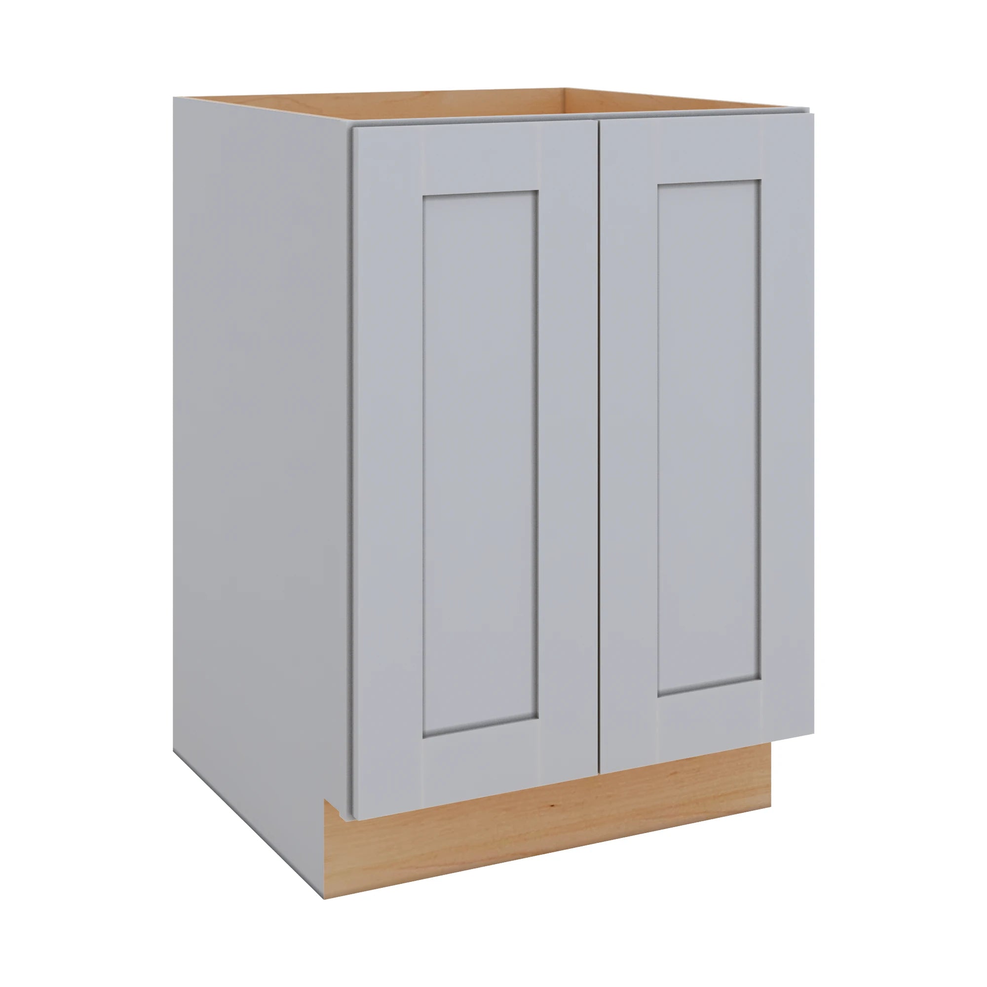 Modernform Cabinet Grey Shaker 24" W X 34 1/2" H X 24" D Full Height Double Door Base Cabinet