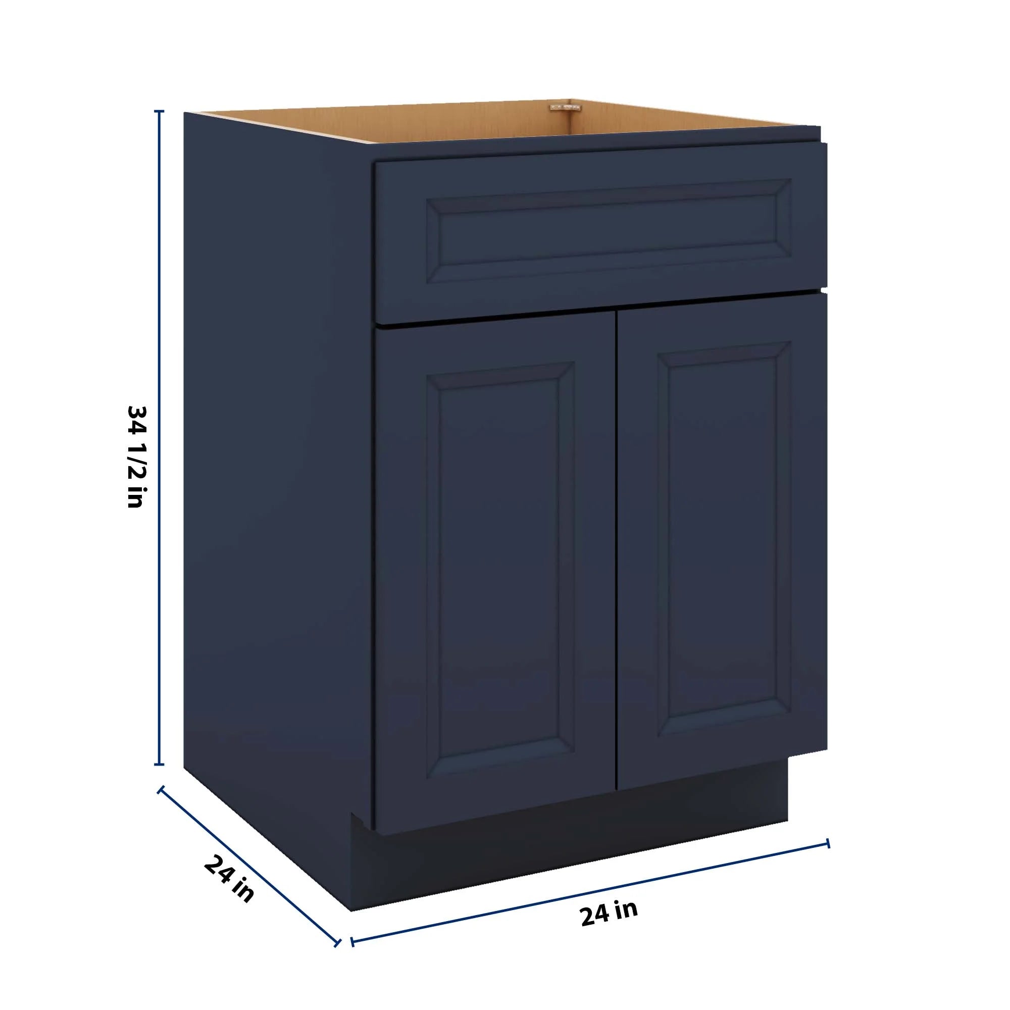 J&K Naval B7 Double Door Standard Base Cab - 24" W