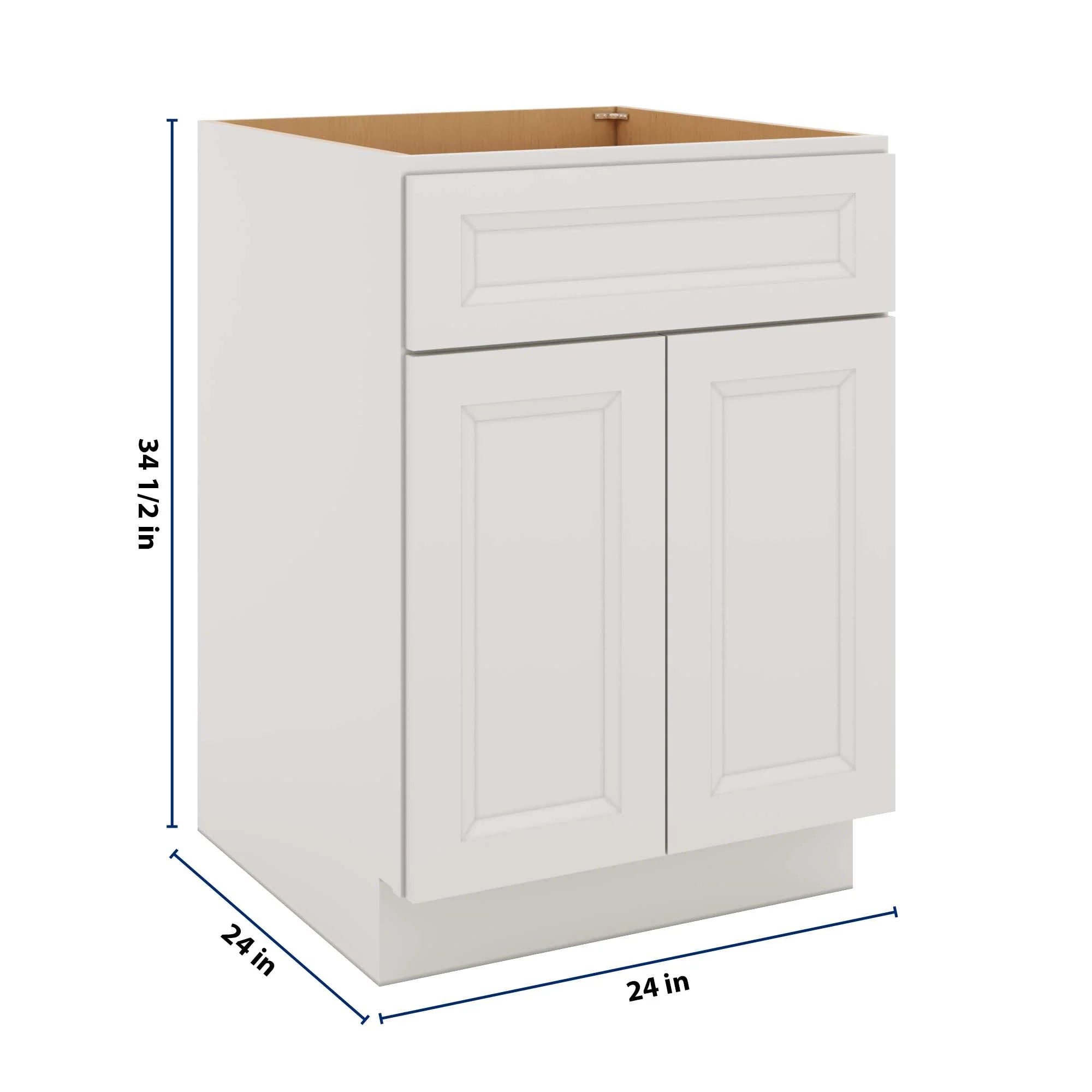 J&K Pure B5 Double Door Standard Base Cab - 24" W