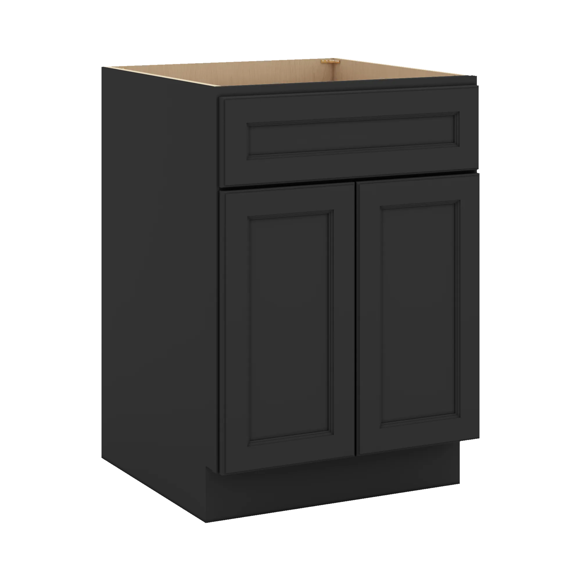 J&K Charcoal E2 Double Door Standard Base Cab - 24" W