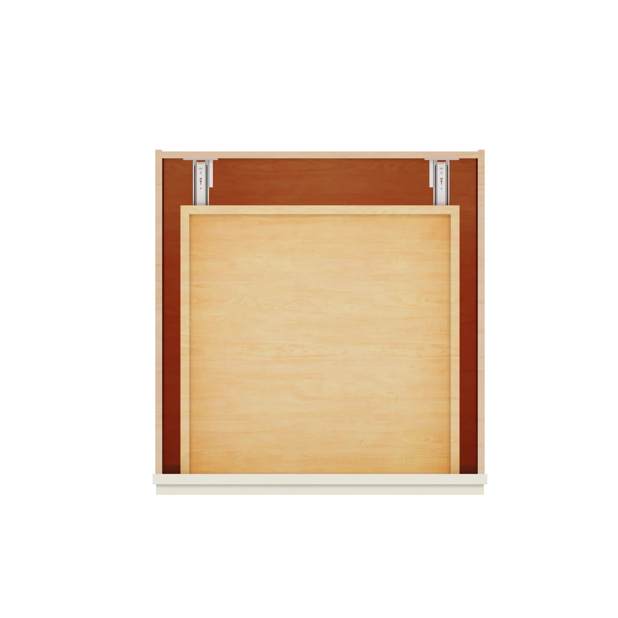 Modernform Cabinet Slim Dove White 24" W X 34 1/2" H X 24" D Double Door Base Cabinet