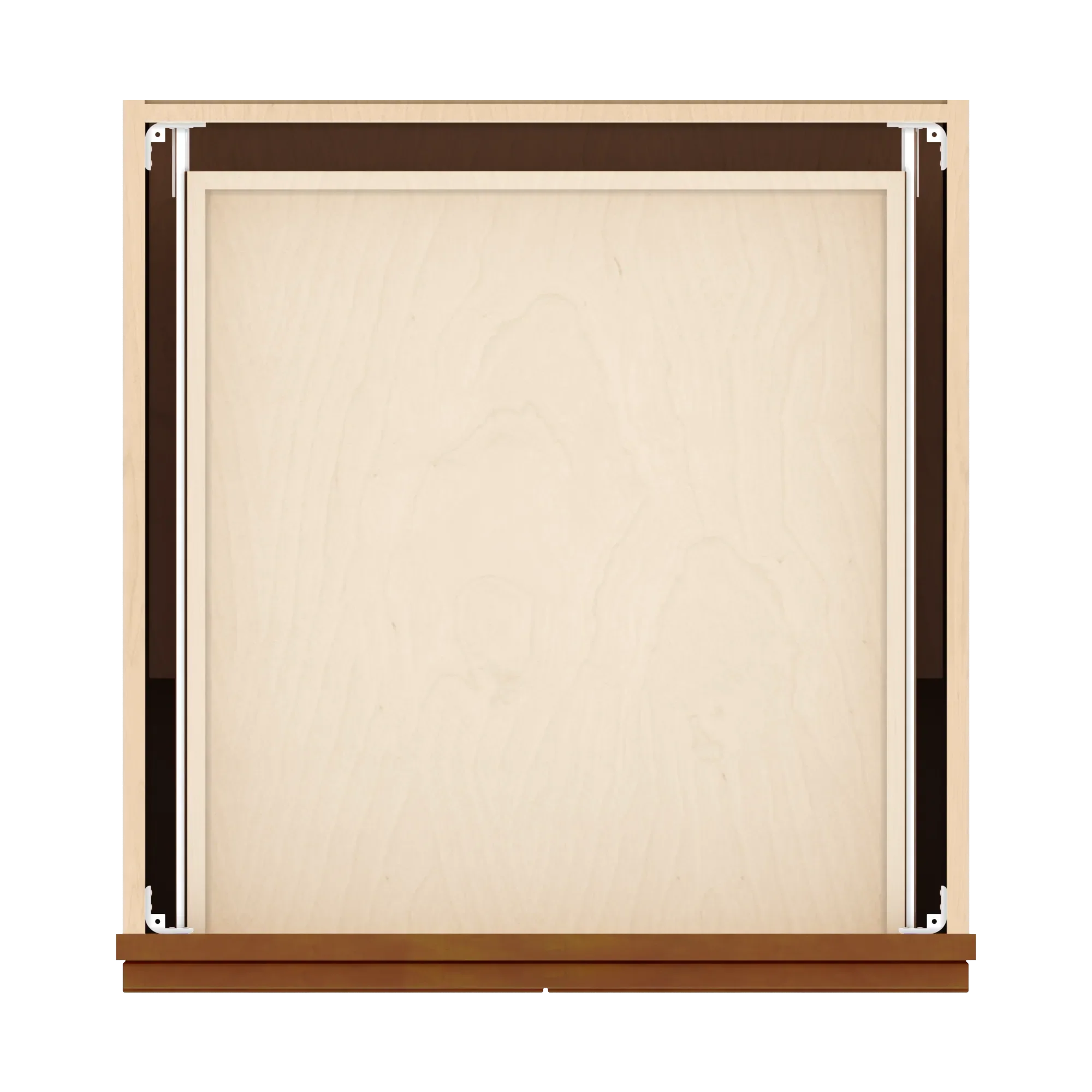 j k mocha glazed k10 double door standard base cab 24 w