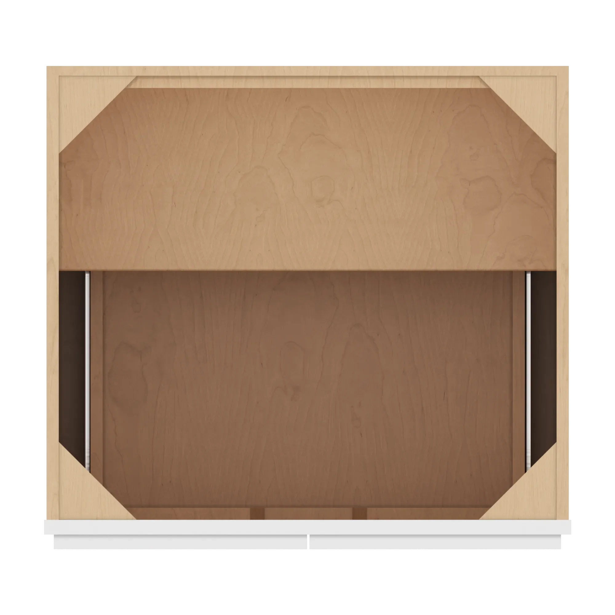 cnc luxor 5 piece white 27 w full height double door base cabinet w 1 pullout shelf