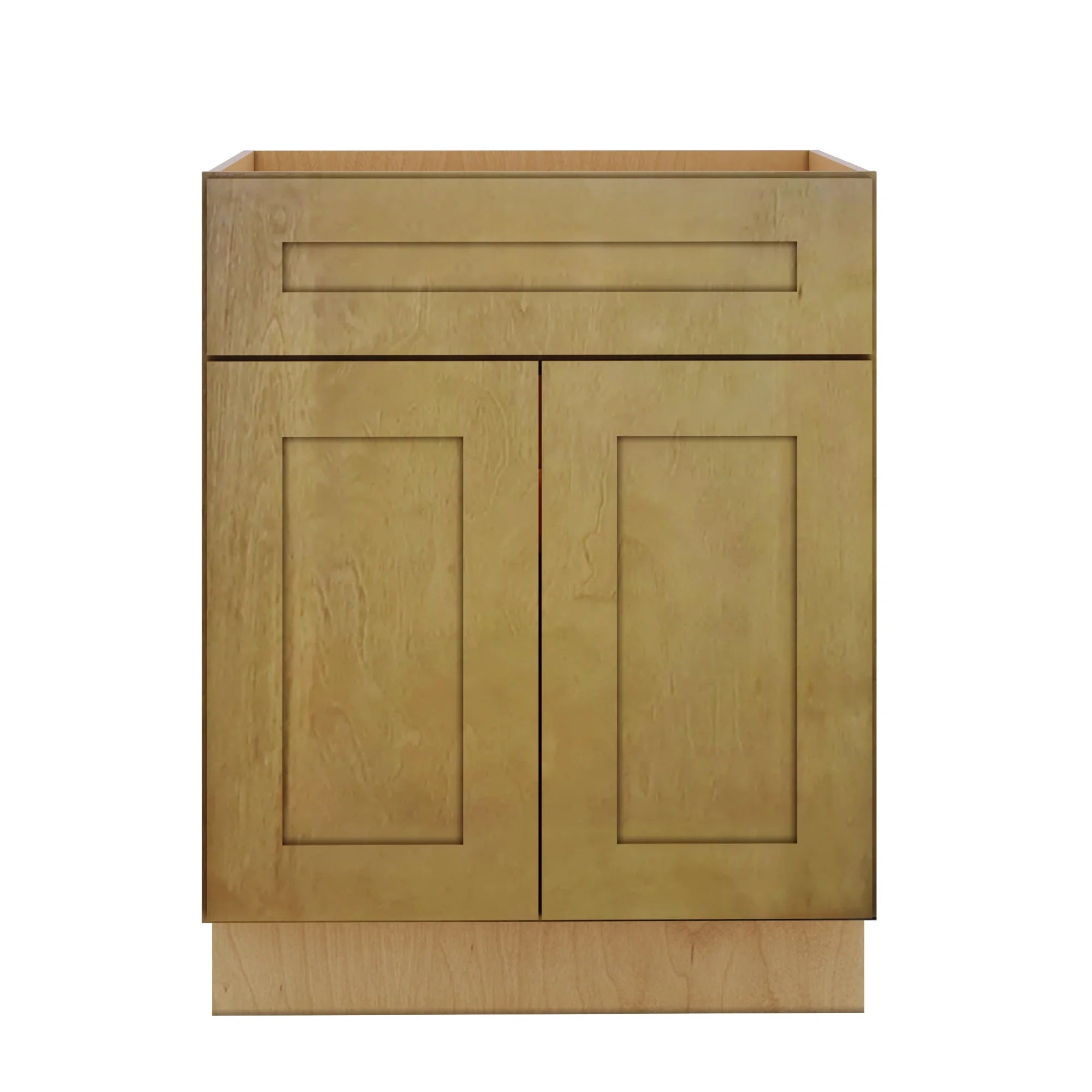 Modernform Cabinet Natural Shaker 27" W X 34 1/2" H X 24" D Double Door Base Cabinet