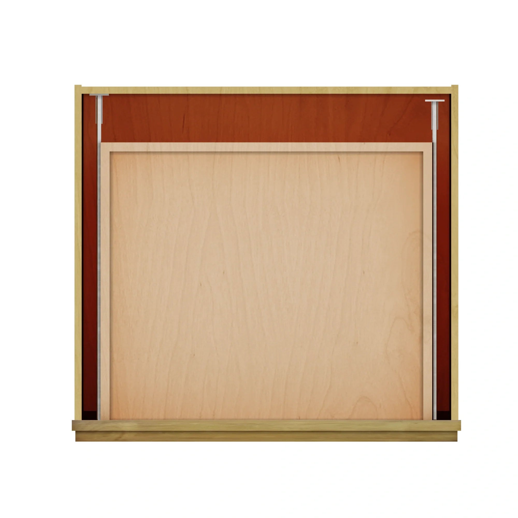 Modernform Cabinet Natural Shaker 27" W X 34 1/2" H X 24" D Double Door Base Cabinet