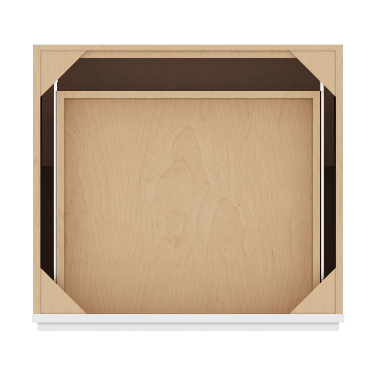 cnc luxor white 27 w 1 drawer double door base cabinet