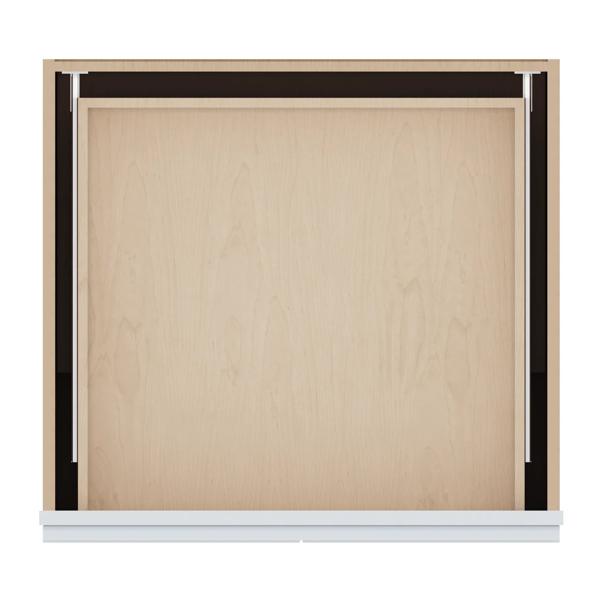 J&K White Shaker S8 Double Door Standard Base Cabinet 27" W