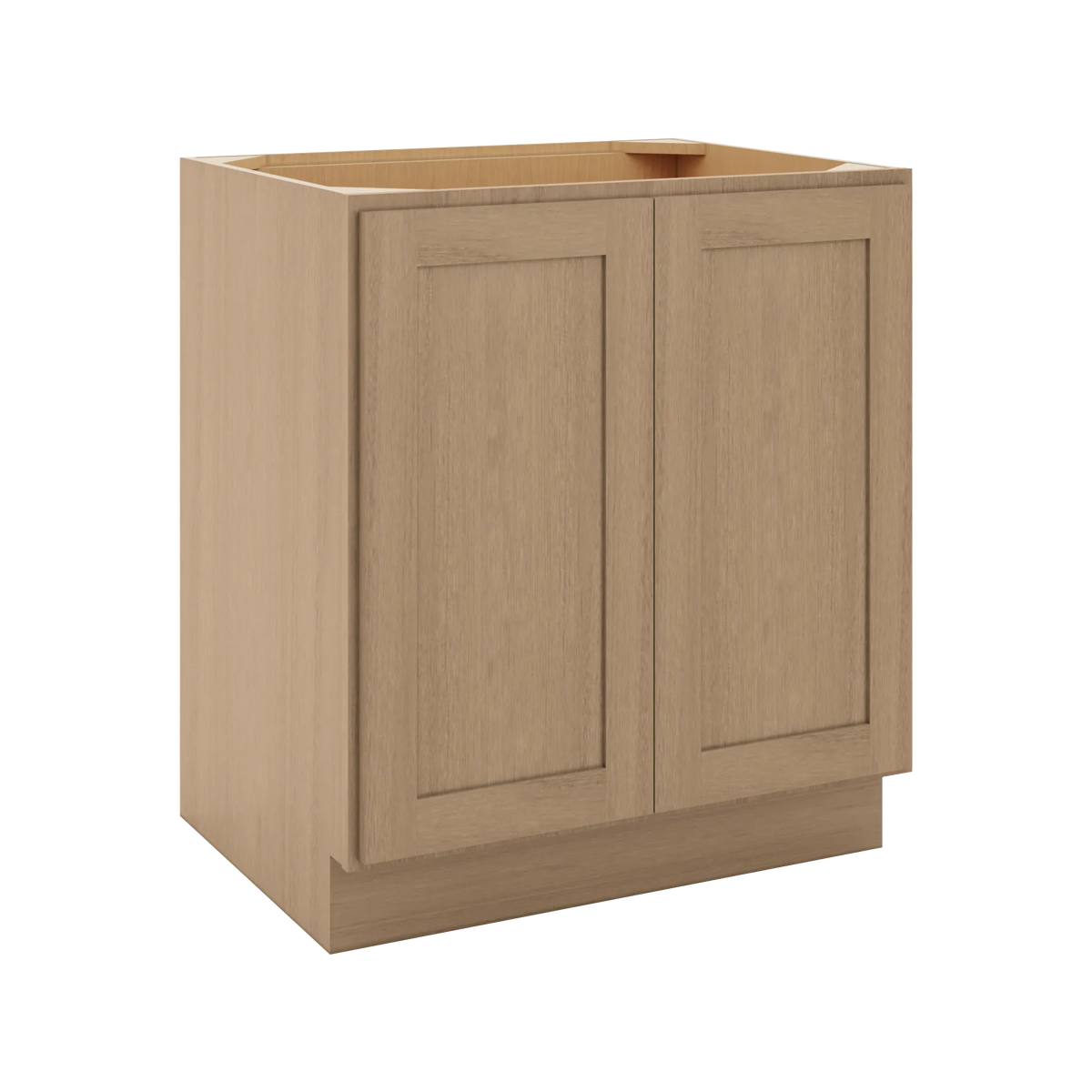 CNC Luxor 5-Piece Harvest 30" W Full Height Double Door Base Cabinet W/ 2 Pullout Shelf