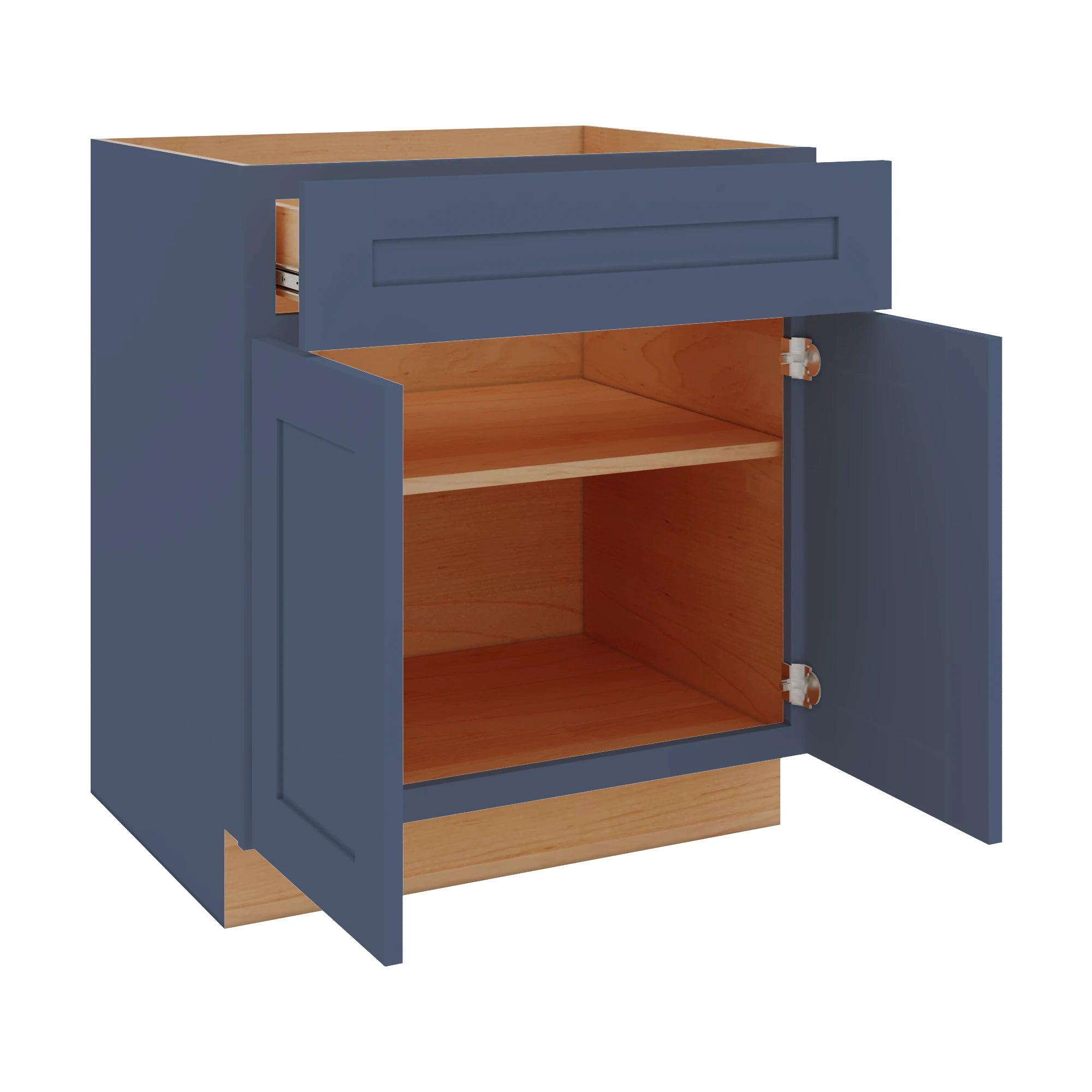 Modernform Cabinet Signature Blue 30" W X 34 1/2" H X 24" D Double Door Base Cabinet