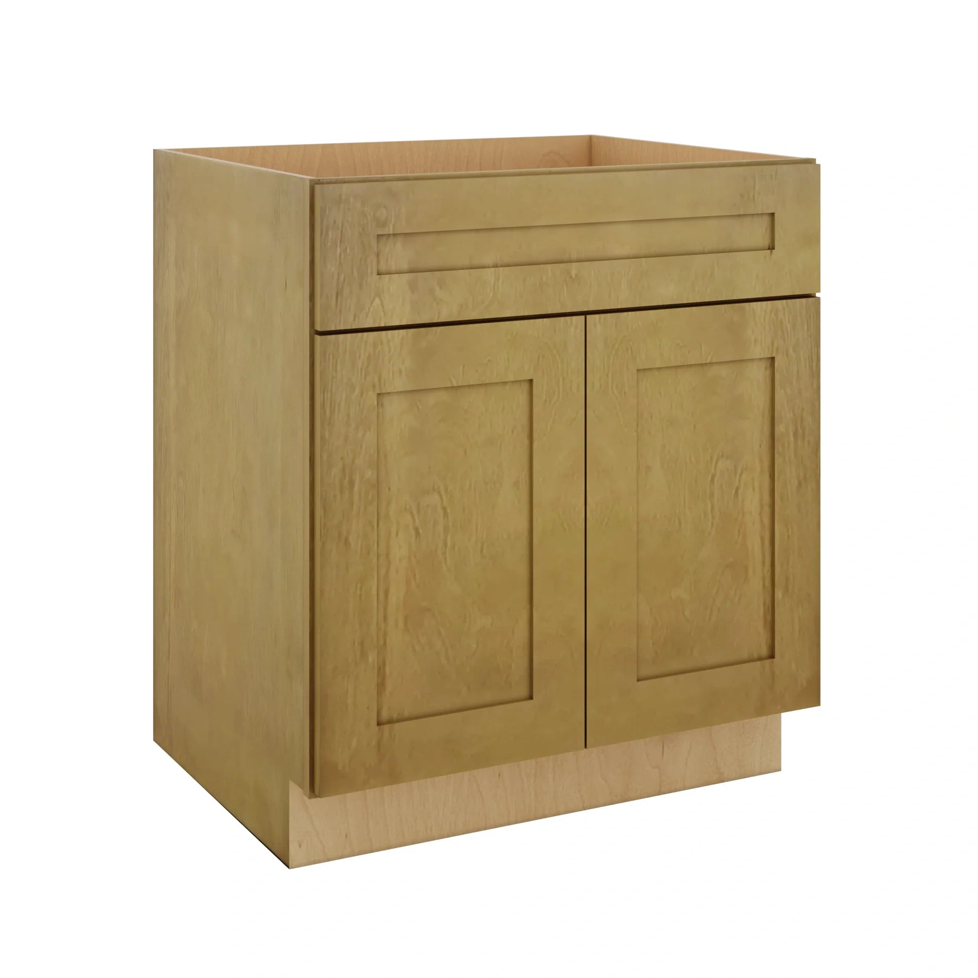 Modernform Cabinet Natural Shaker 30" W X 34 1/2" H X 24" D Double Door Base Cabinet