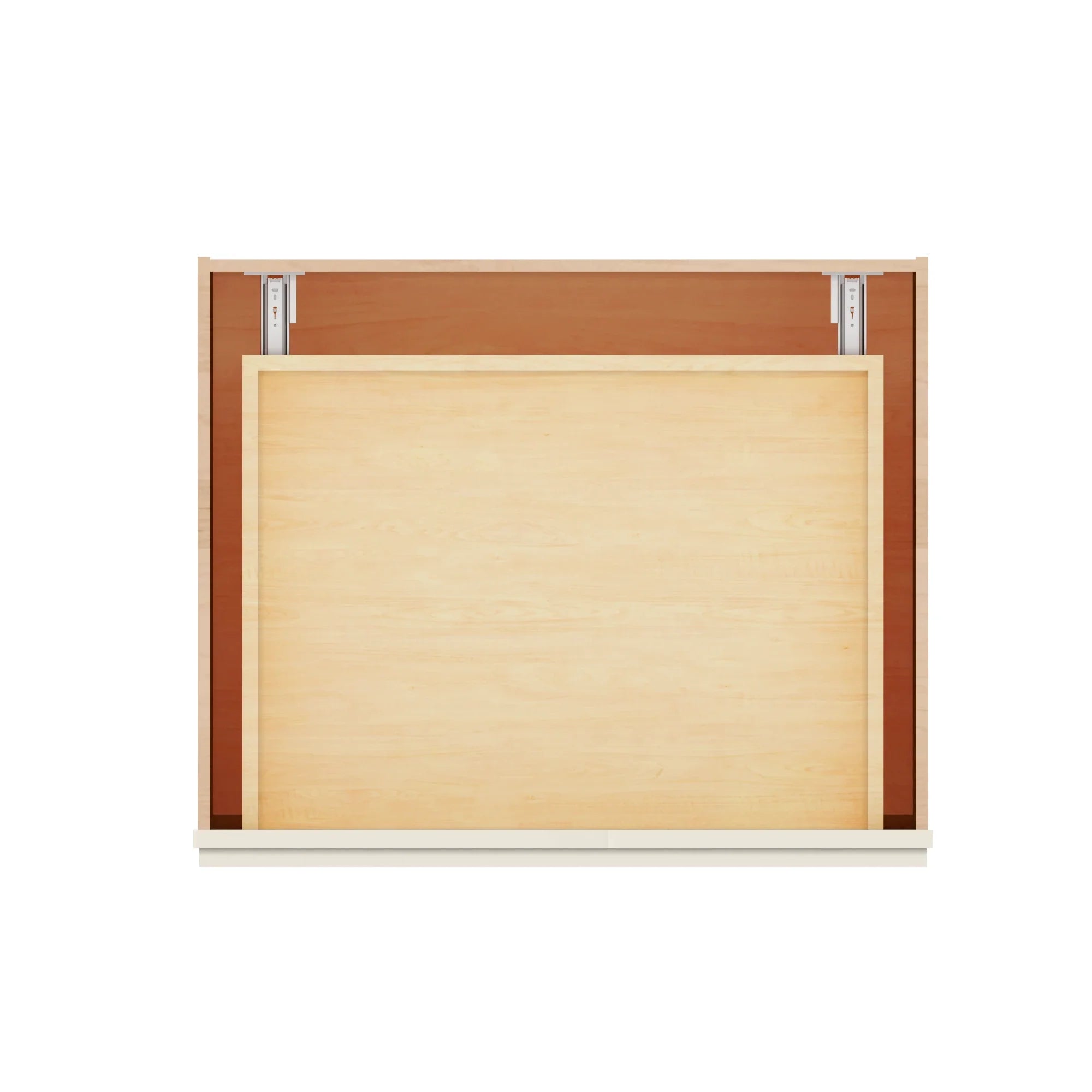 Modernform Cabinet Slim Dove White 30" W X 34 1/2" H X 24" D Double Door Base Cabinet