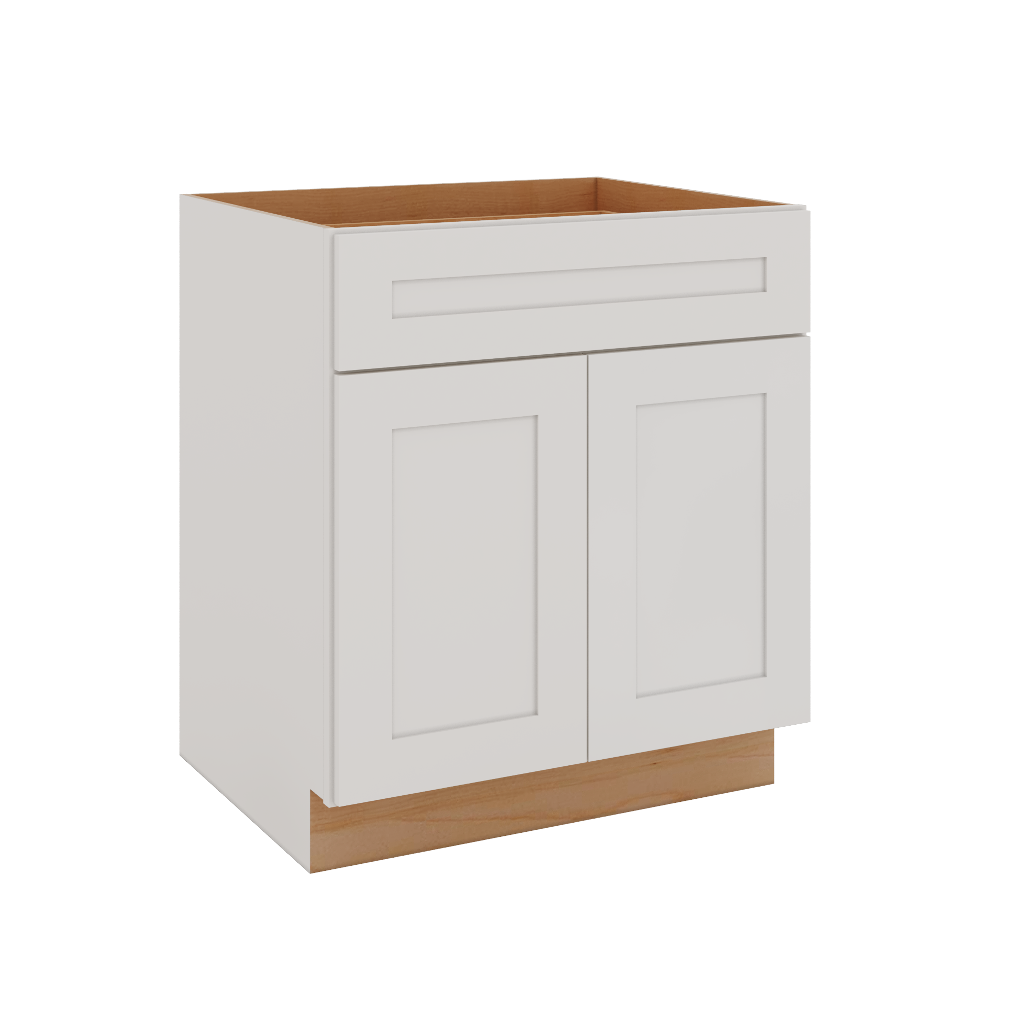 Modernform Cabinet White Shaker 30" W X 34 1/2" H X 24" D Double Door Base Cabinet