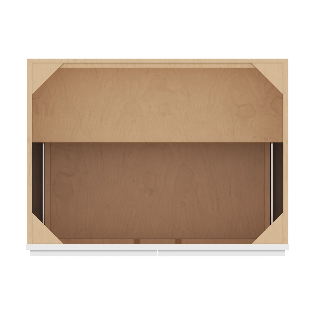 cnc luxor white 33 w full height double door base cabinet w 1 pullout shelf