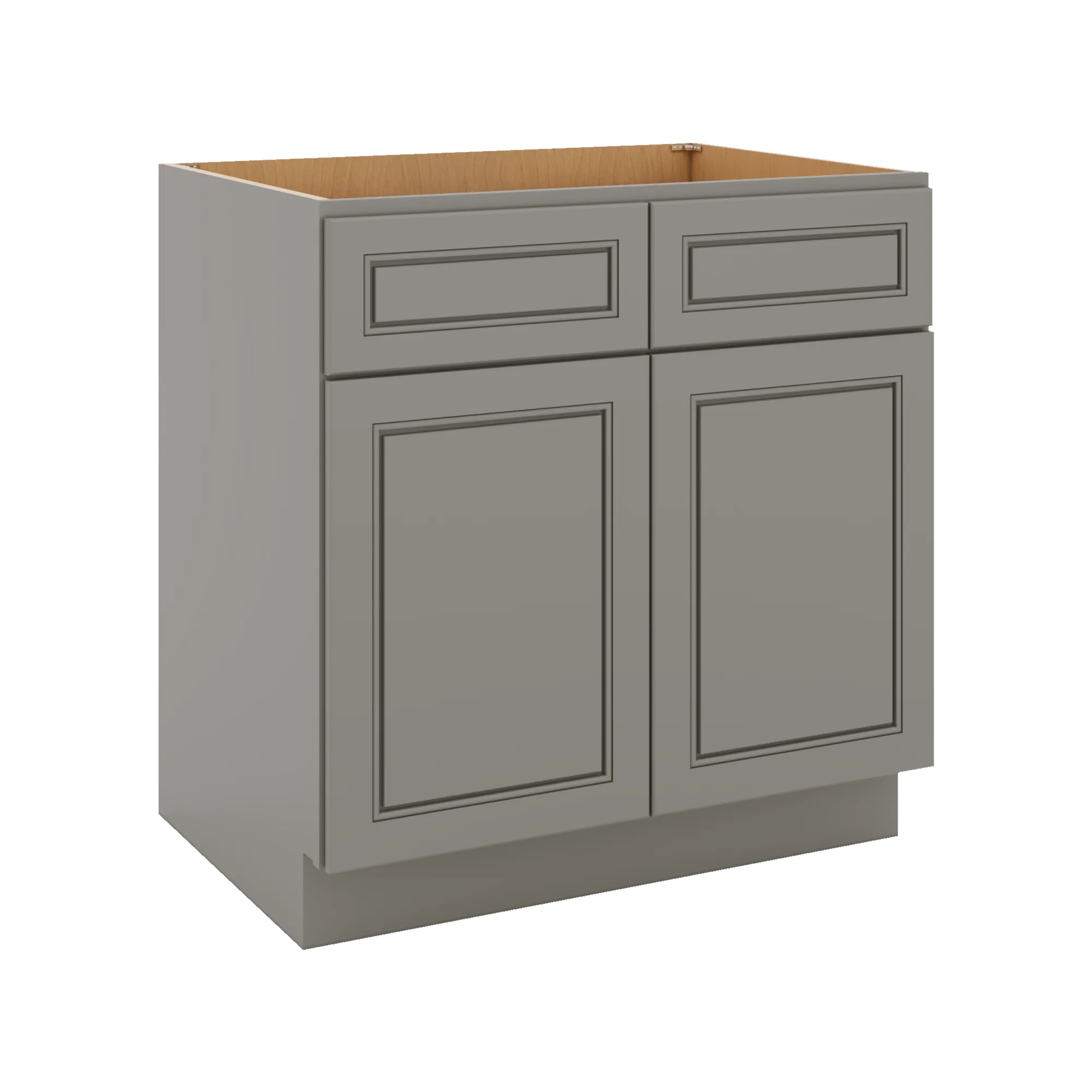 J&K Greige K3 Double Door Standard Base Cabinet - 33" W