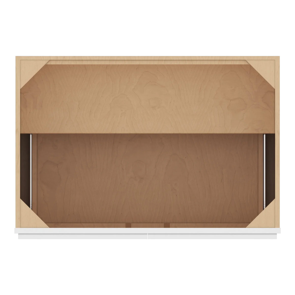 cnc luxor white 36 w full height double door base cabinet w 1 pullout shelf