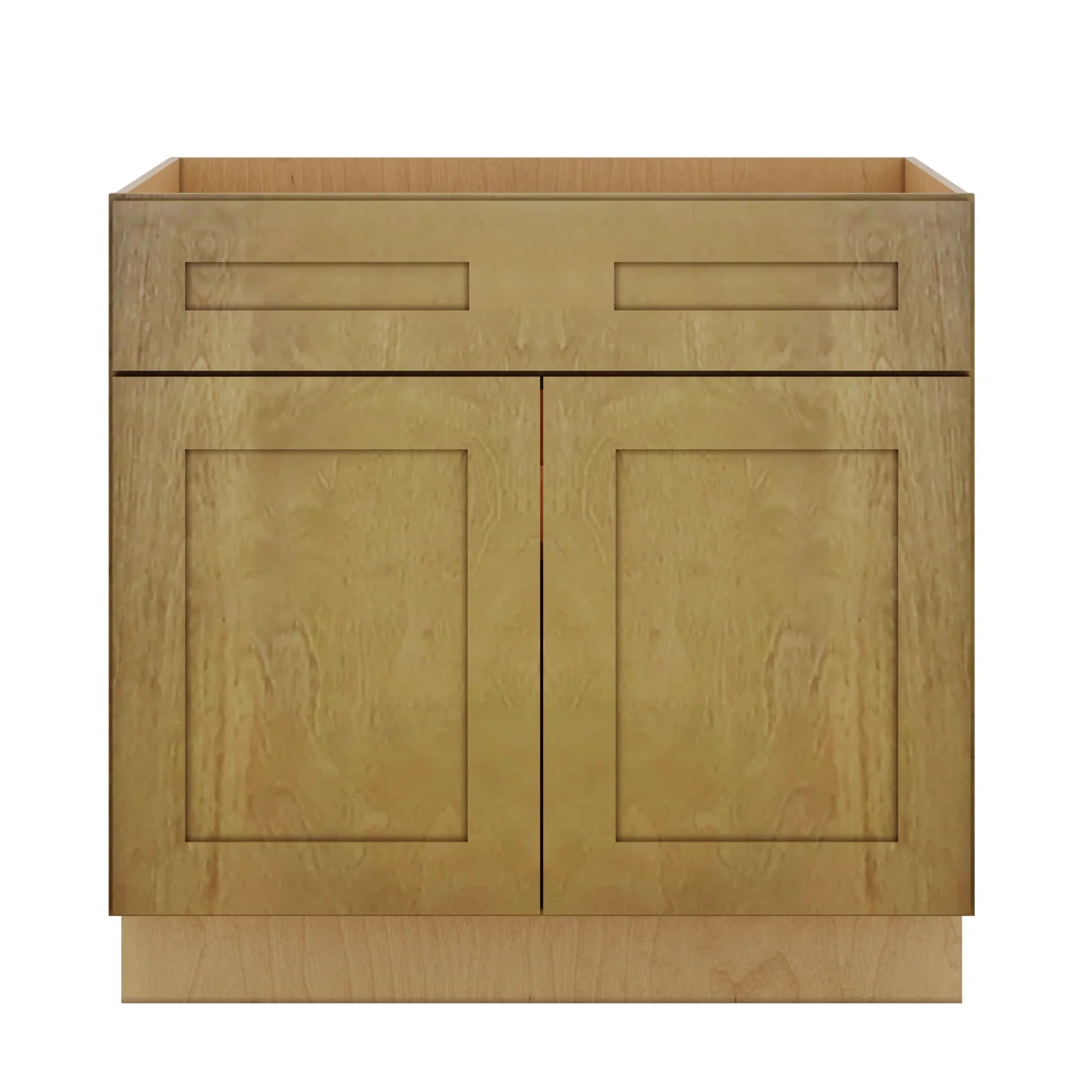 Modernform Cabinet Natural Shaker 36" W X 34 1/2" H X 24" D Double Door Base Cabinet