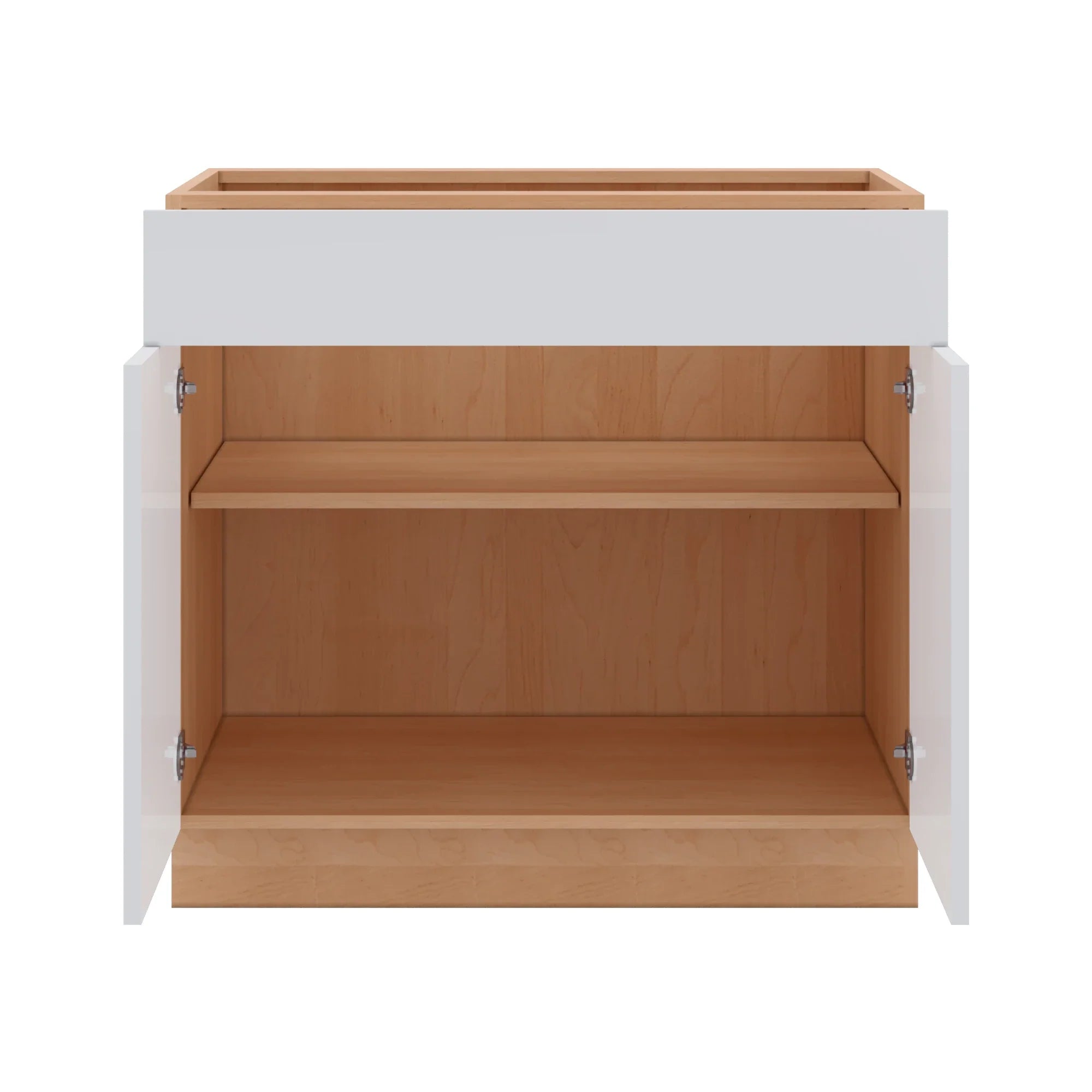 Modernform Cabinet Gloss White 36" W X 34 1/2" H X 24" D Double Door Base Cabinet