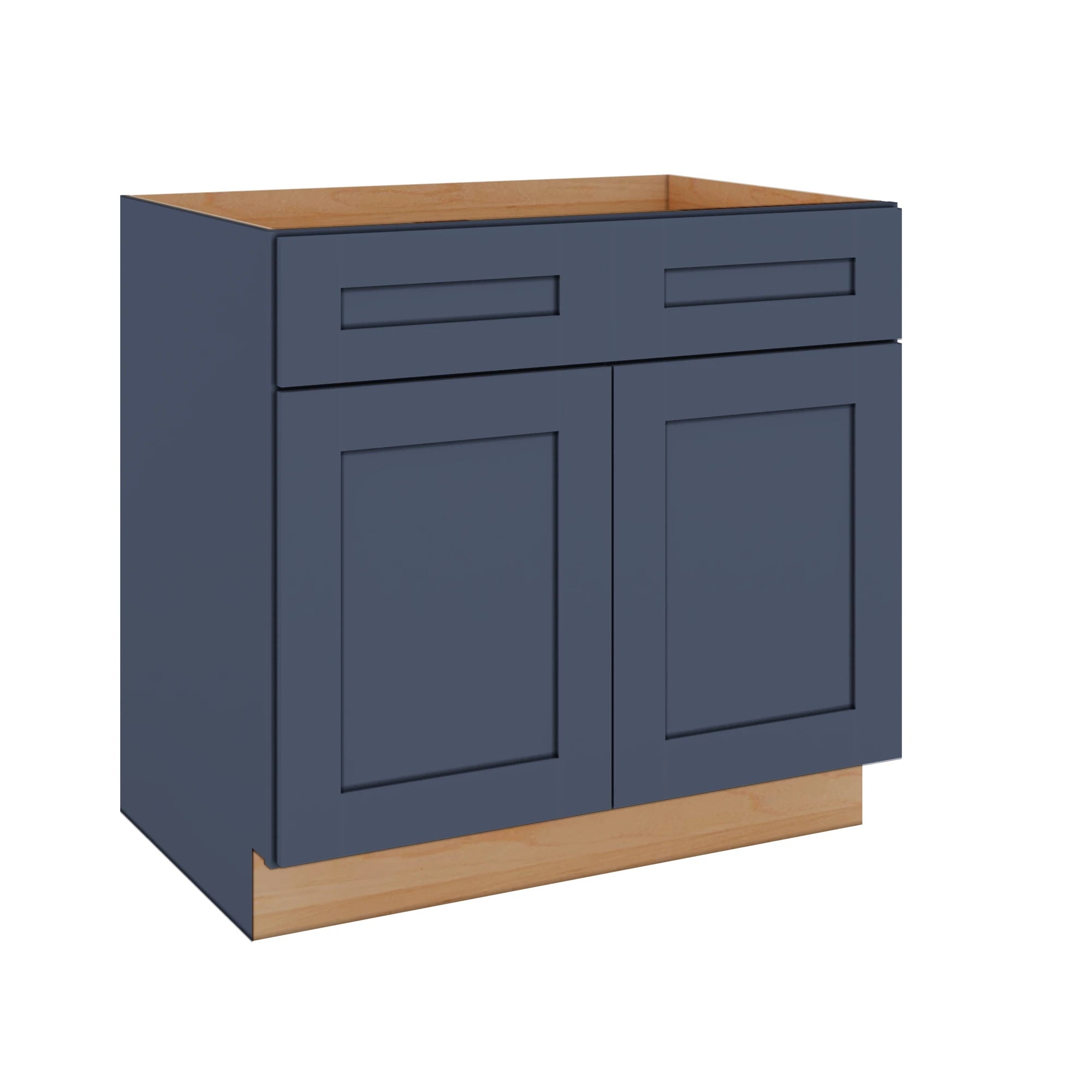 Modernform Cabinet Signature Blue 36" W X 34 1/2" H X 24" D Double Door Base Cabinet