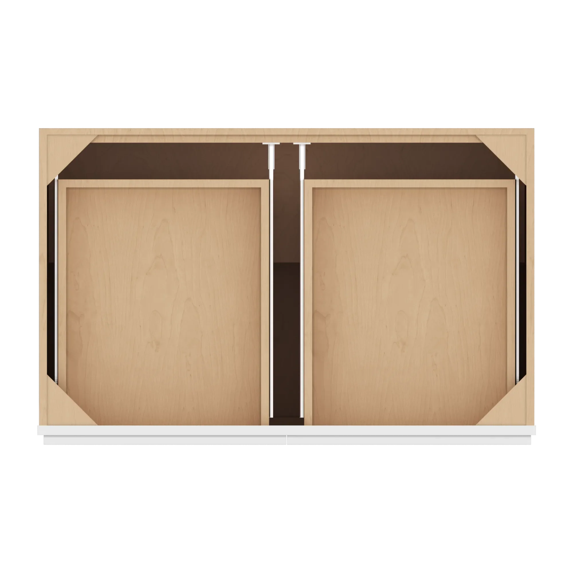cnc luxor 5 piece white 39 w 2 drawer double door base cabinet w 1 pullout shelf