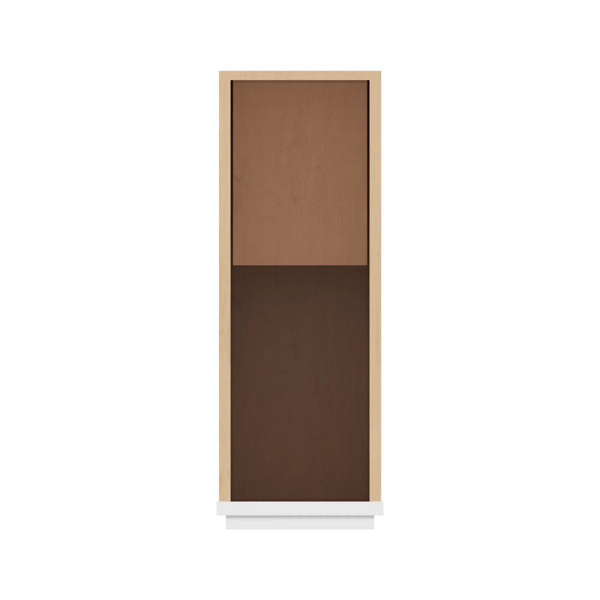 cnc luxor white 09 w full height single door base cabinet