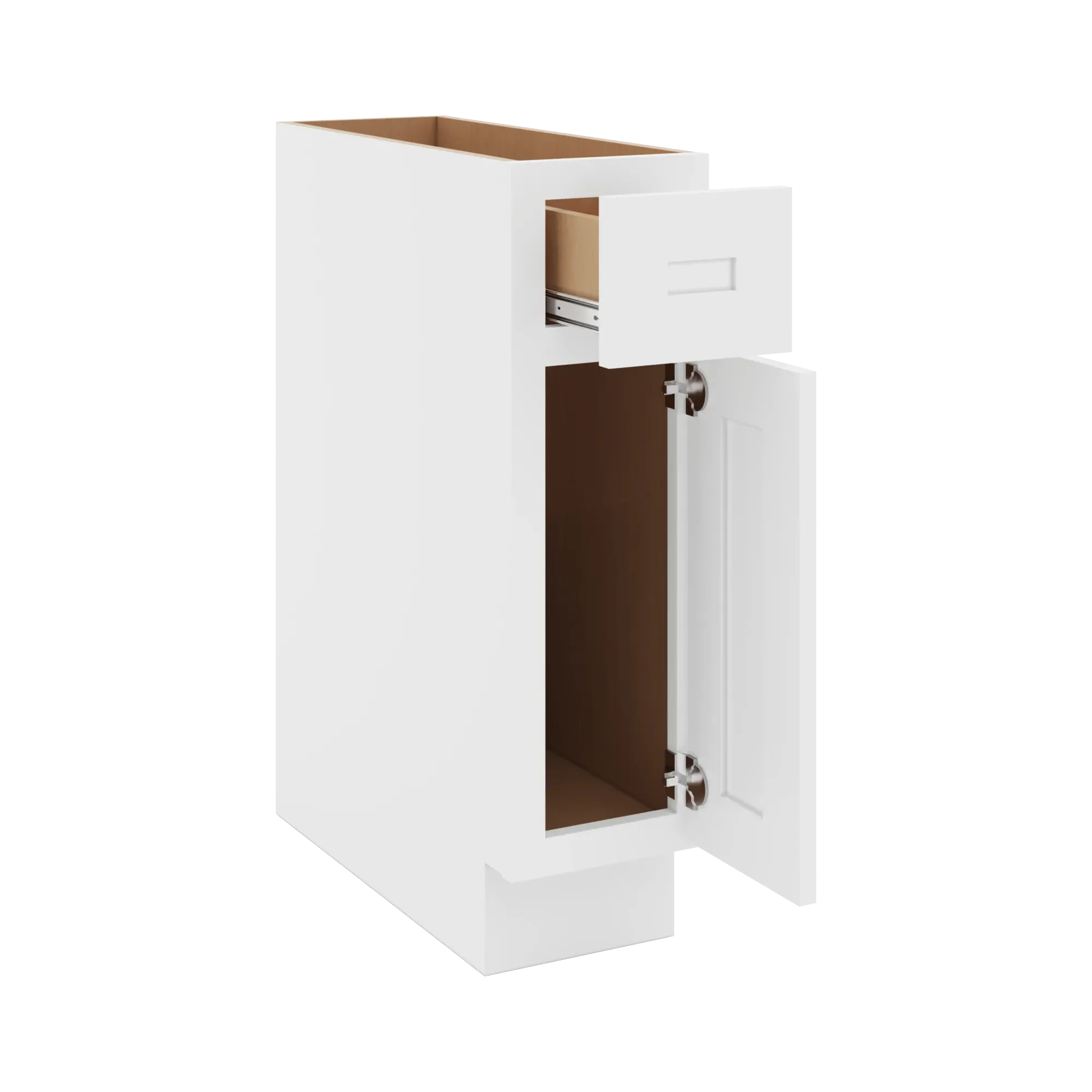 cnc luxor 5 piece white 09 w x 32 1 2 h single door base cabinet