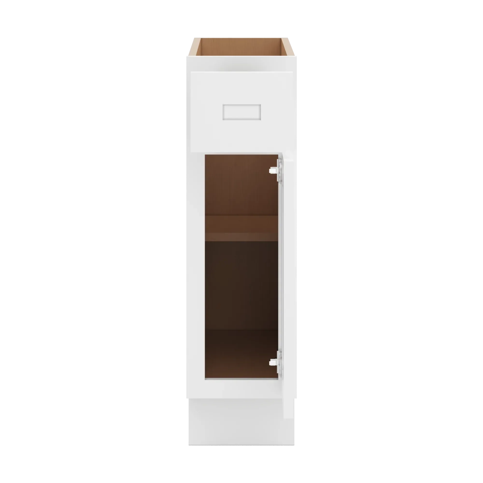 cnc luxor 5 piece white 09 w x 32 1 2 h single door base cabinet
