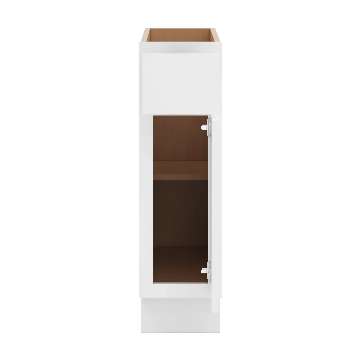 cnc luxor white 09 w x 32 1 2 h single door base cabinet