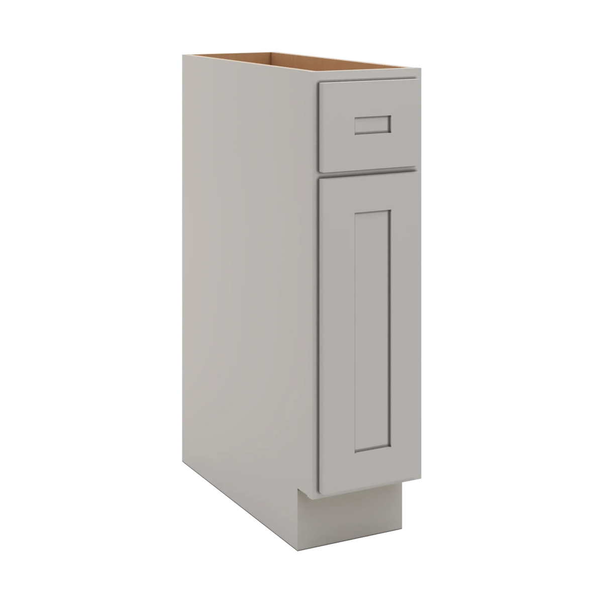 CNC Luxor 5-Piece Misty Grey 09" W Single Door Base Cabinet