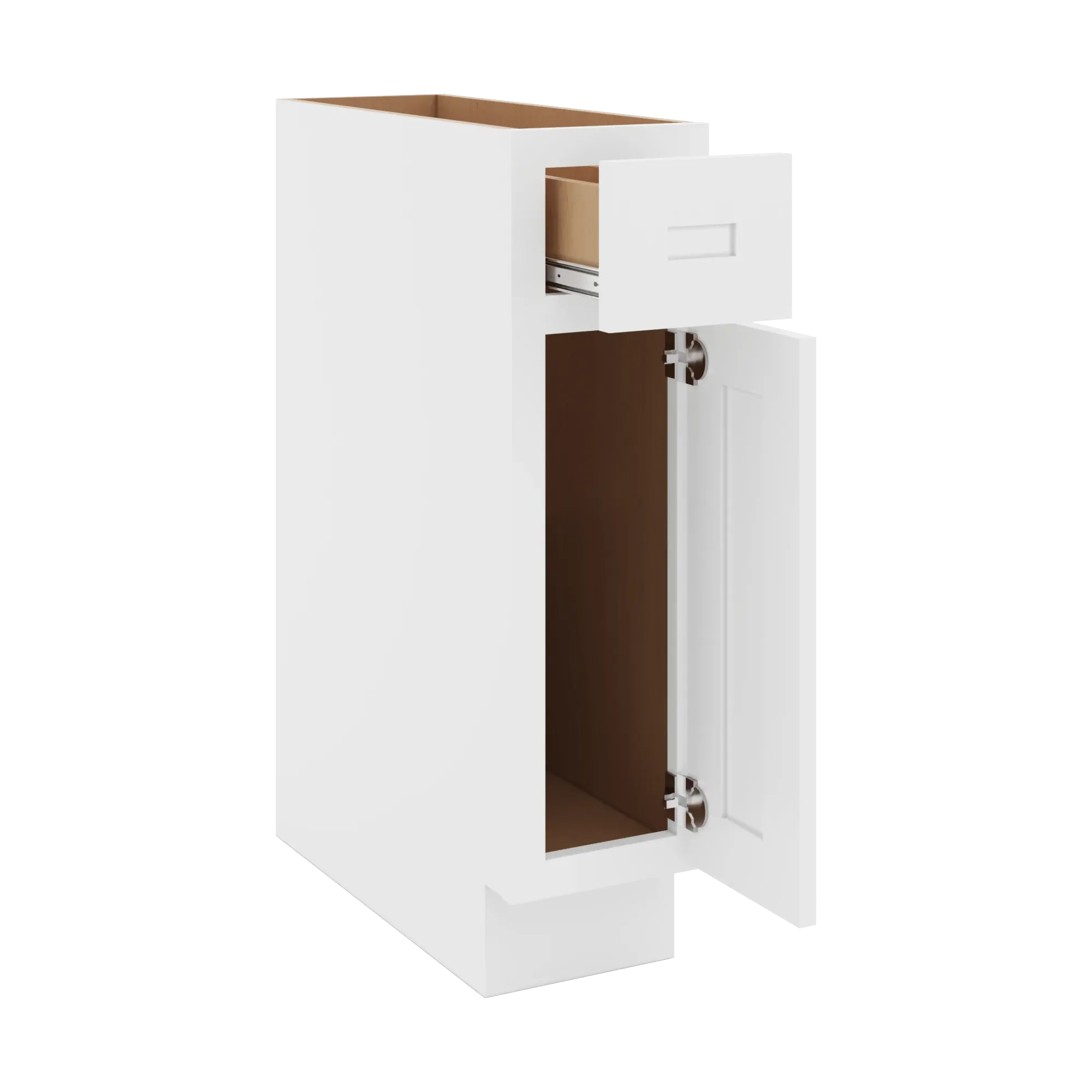 cnc luxor 5 piece white 09 w single door base cabinet