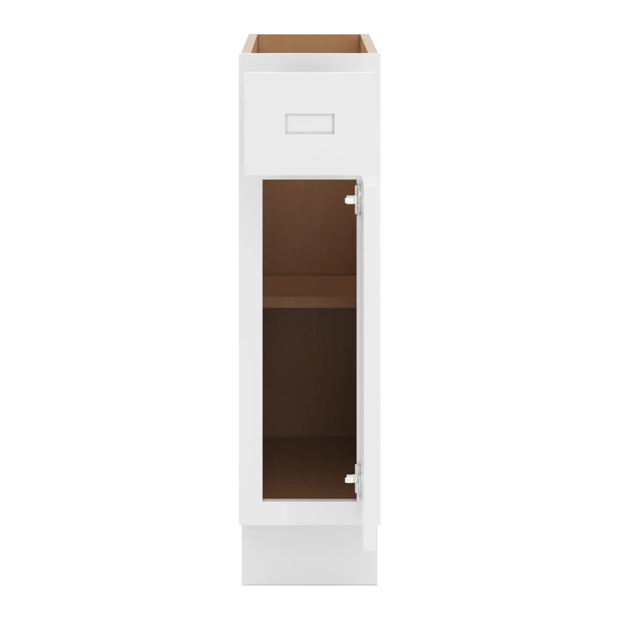 cnc luxor 5 piece white 09 w single door base cabinet