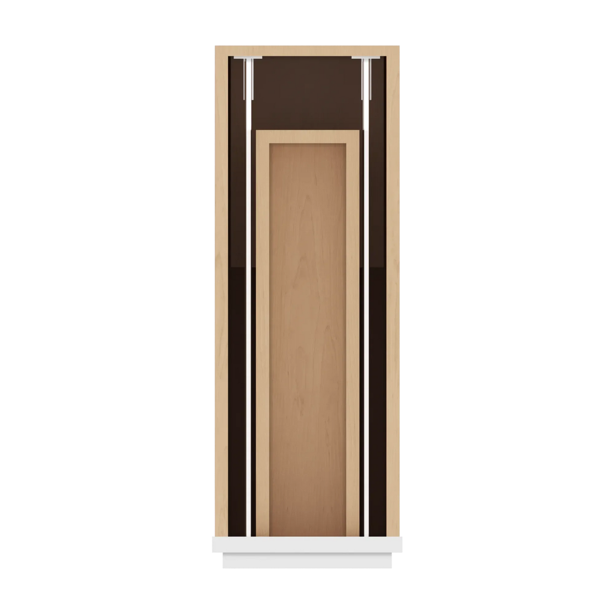 cnc luxor white 09 w single door base cabinet