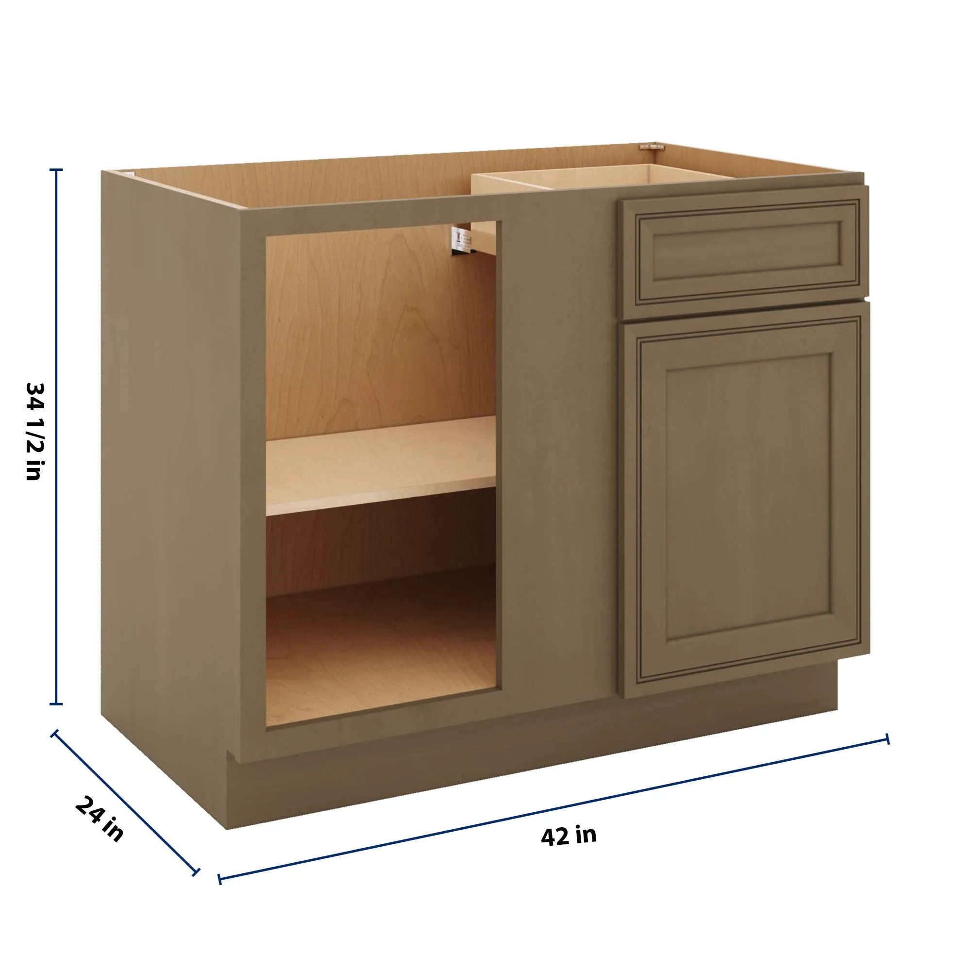 J&K Hazel H8 Base Blind Corner - 42" W