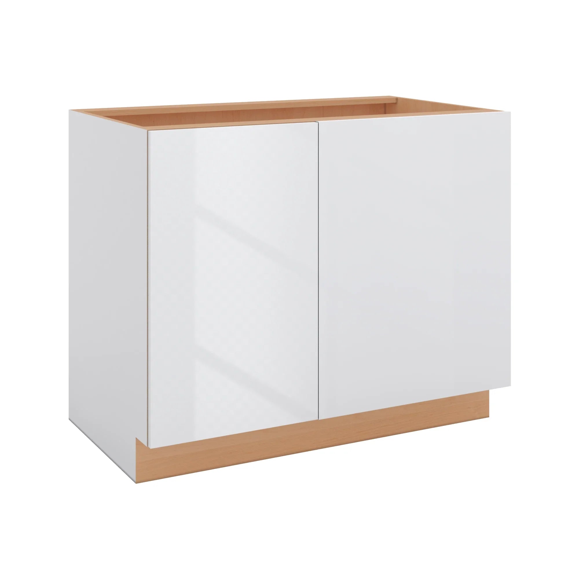 Modernform Cabinet Gloss White 42" W X 34 1/2" H X 24" D Blind Base Cabinet