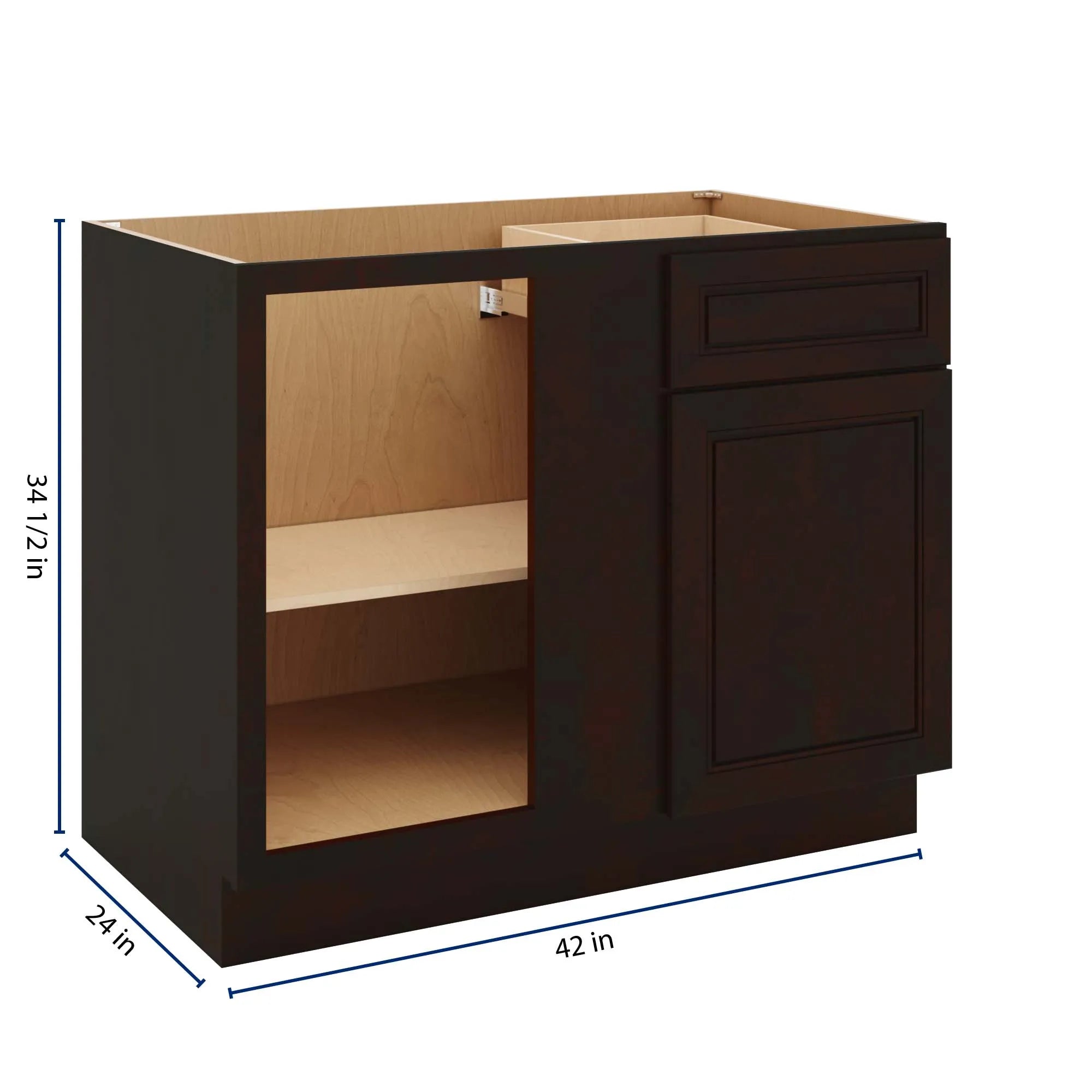 J&K Espresso K8 Base Blind Corner - 42" W